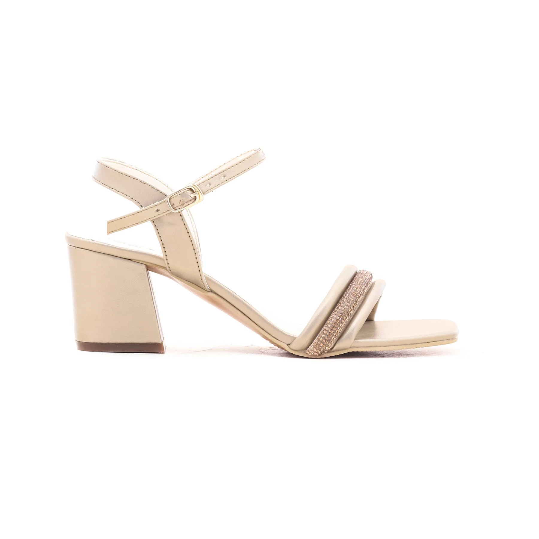 Golden Fancy Sandal FN5284 - Image 2