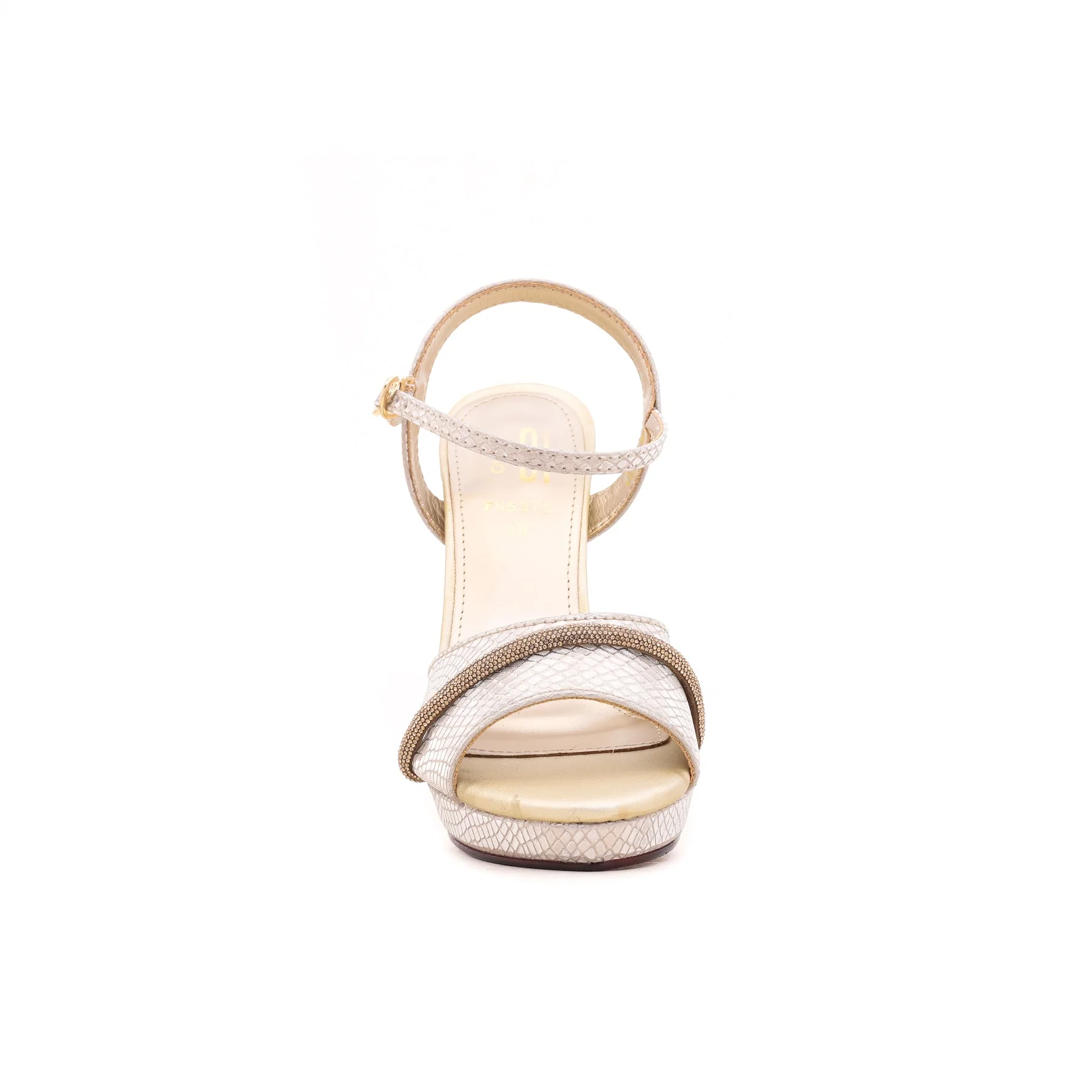 Golden Fancy Sandal FN5375 - Image 3