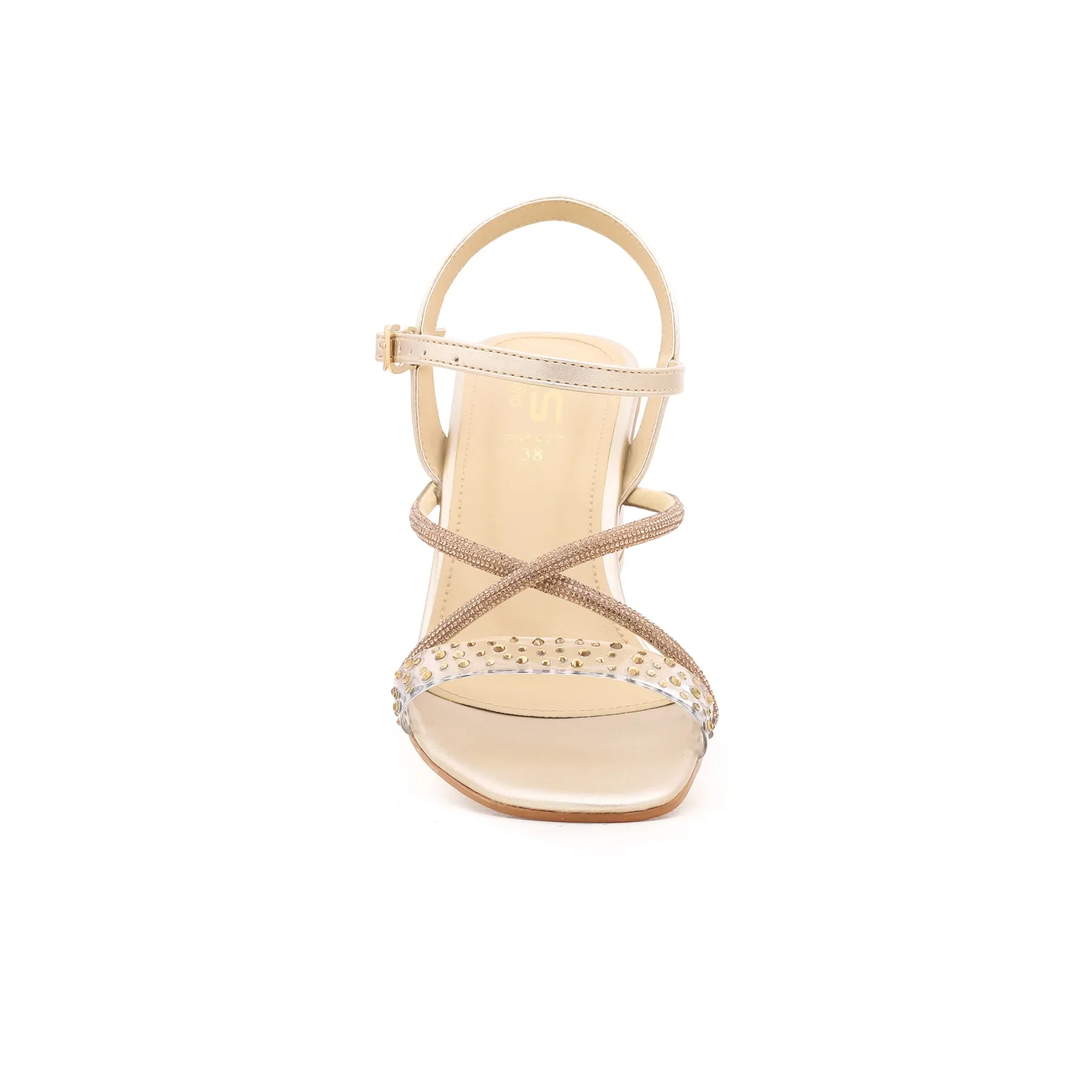 Golden Fancy Sandal FN5420 - Image 3