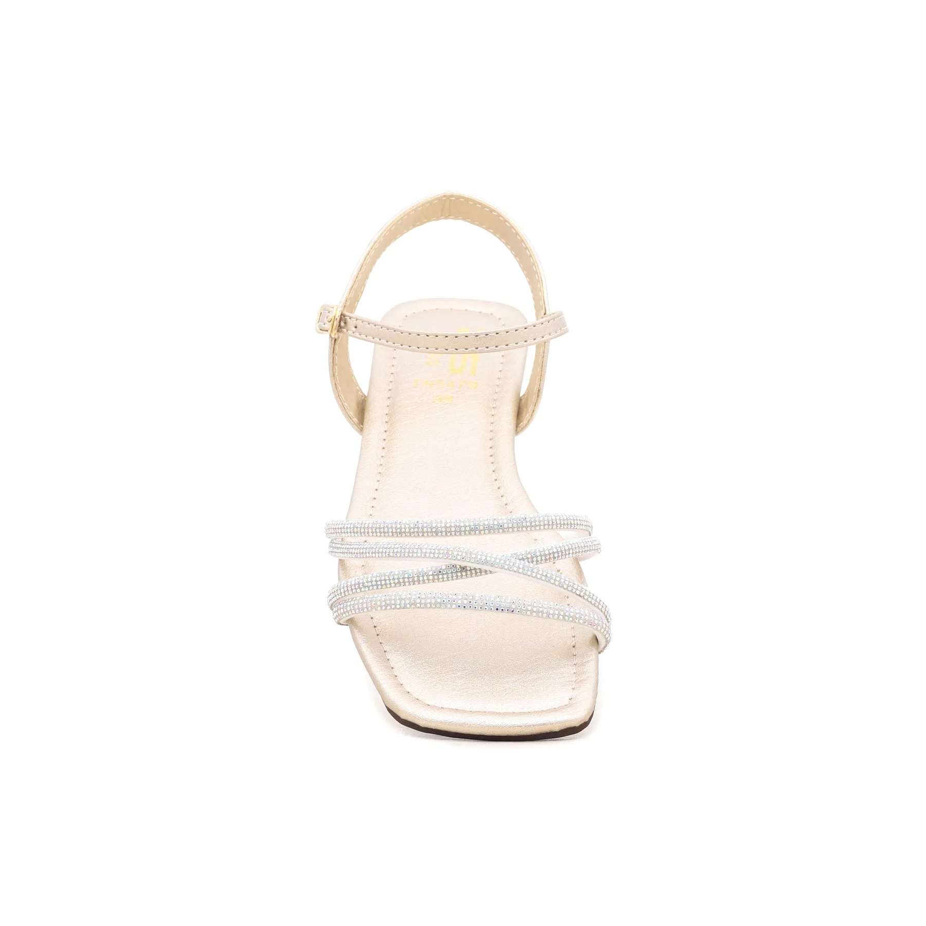 Golden Fancy Sandal FN5479 - Image 3