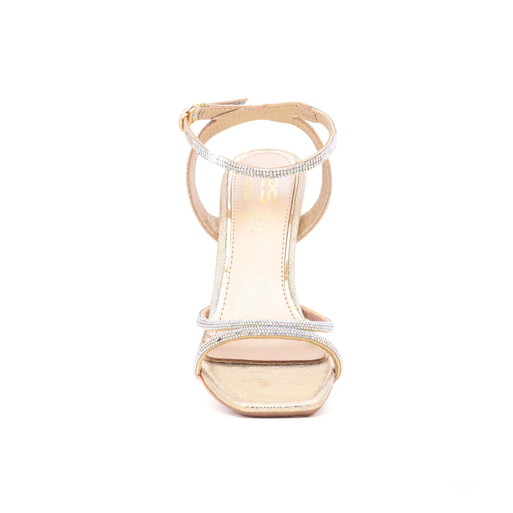 Golden Fancy Sandal FN5556 - Image 3