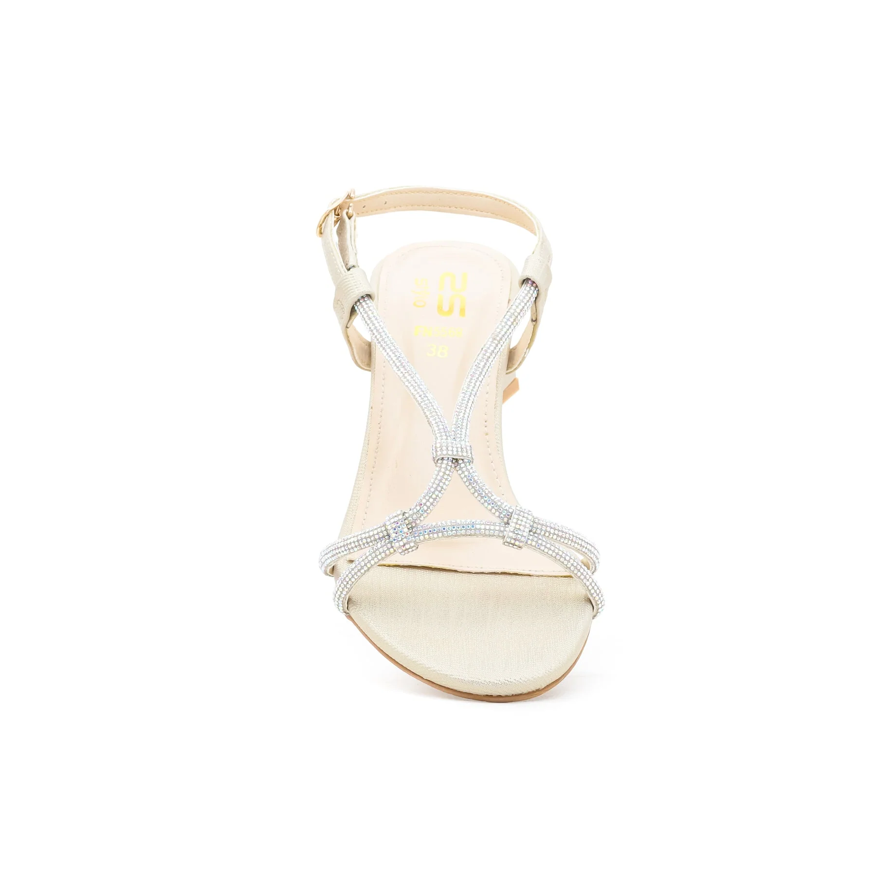 Golden Fancy Sandal FN5568 - Image 3