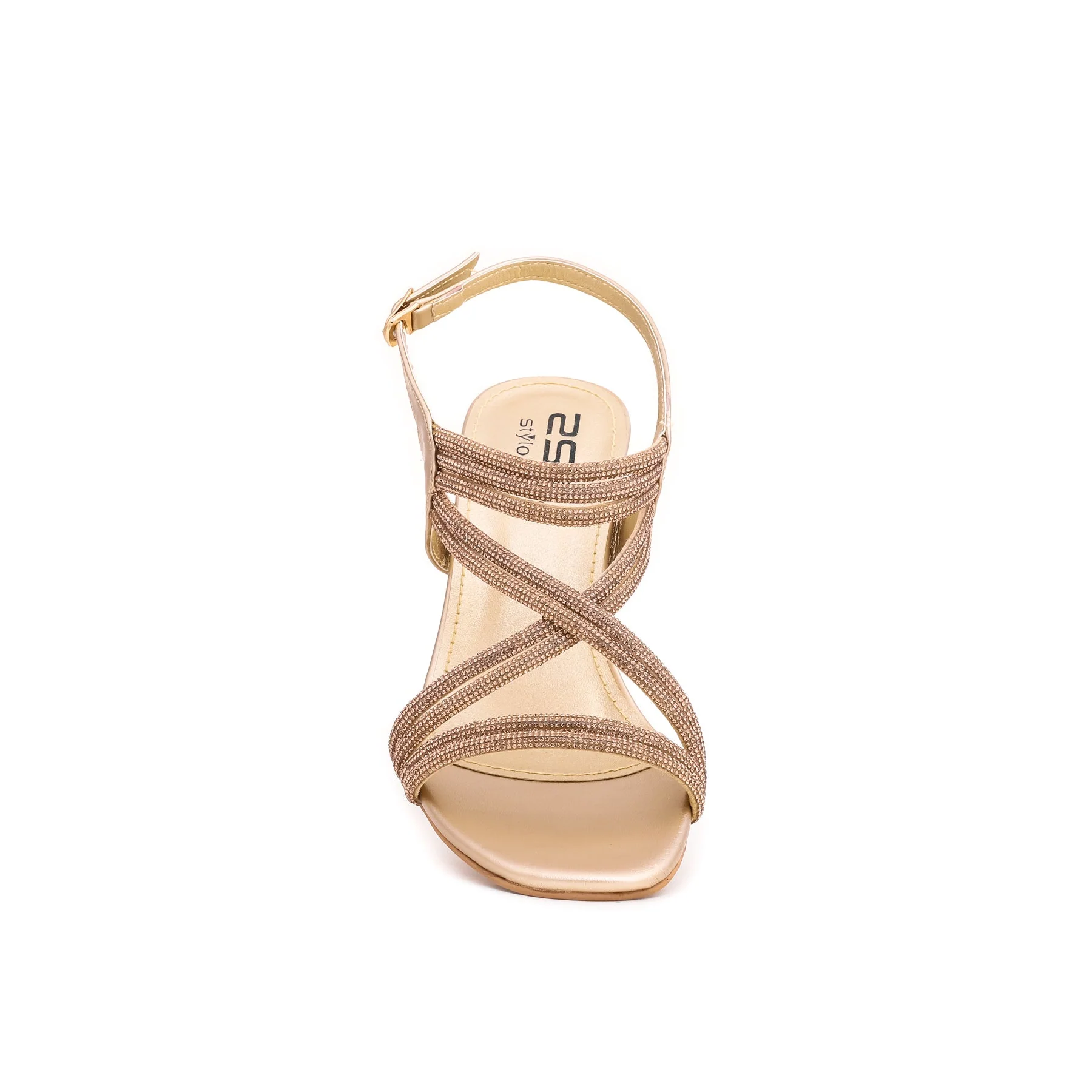 Golden Fancy Sandal FN5586 - Image 3