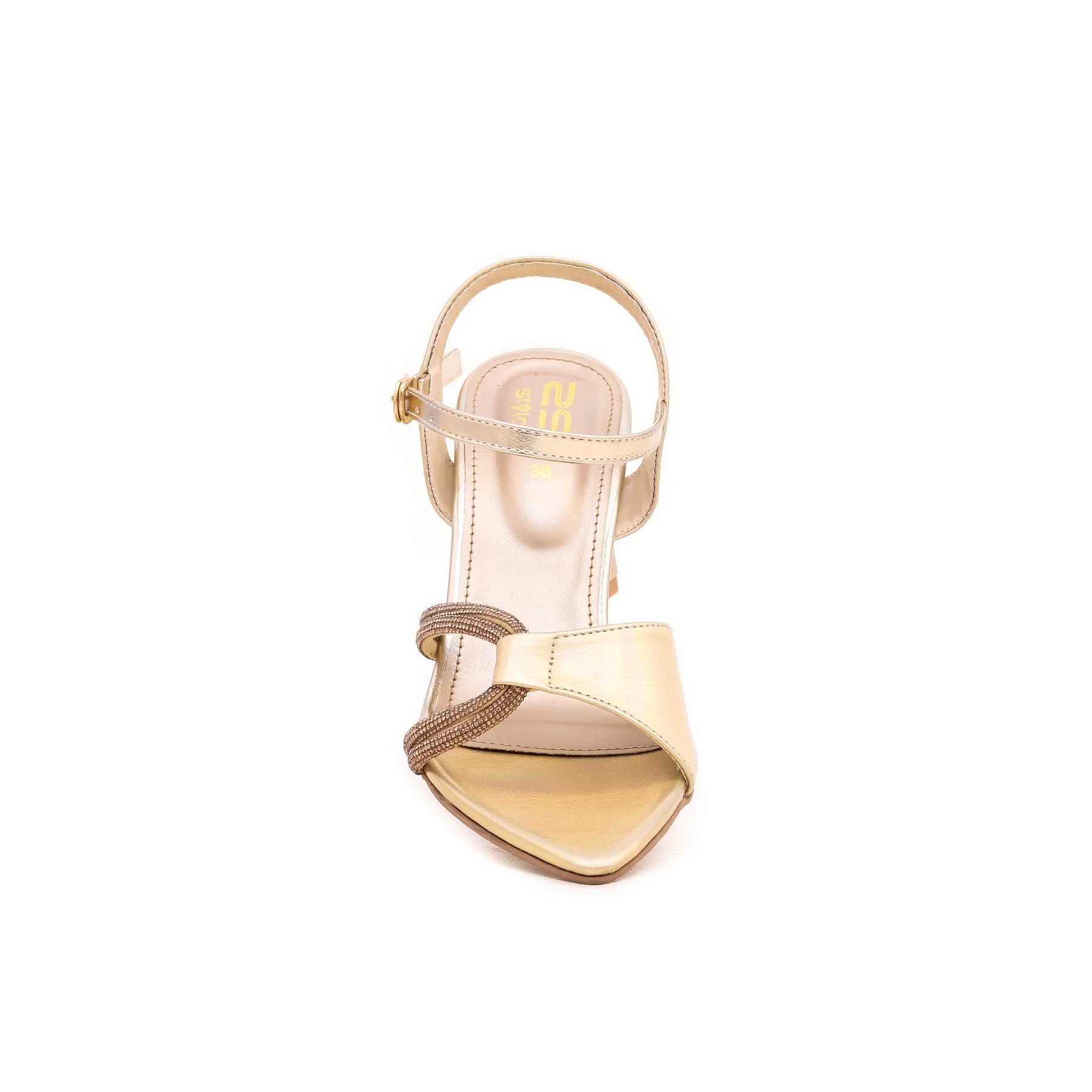 Golden Fancy Sandal FN5600 - Image 3