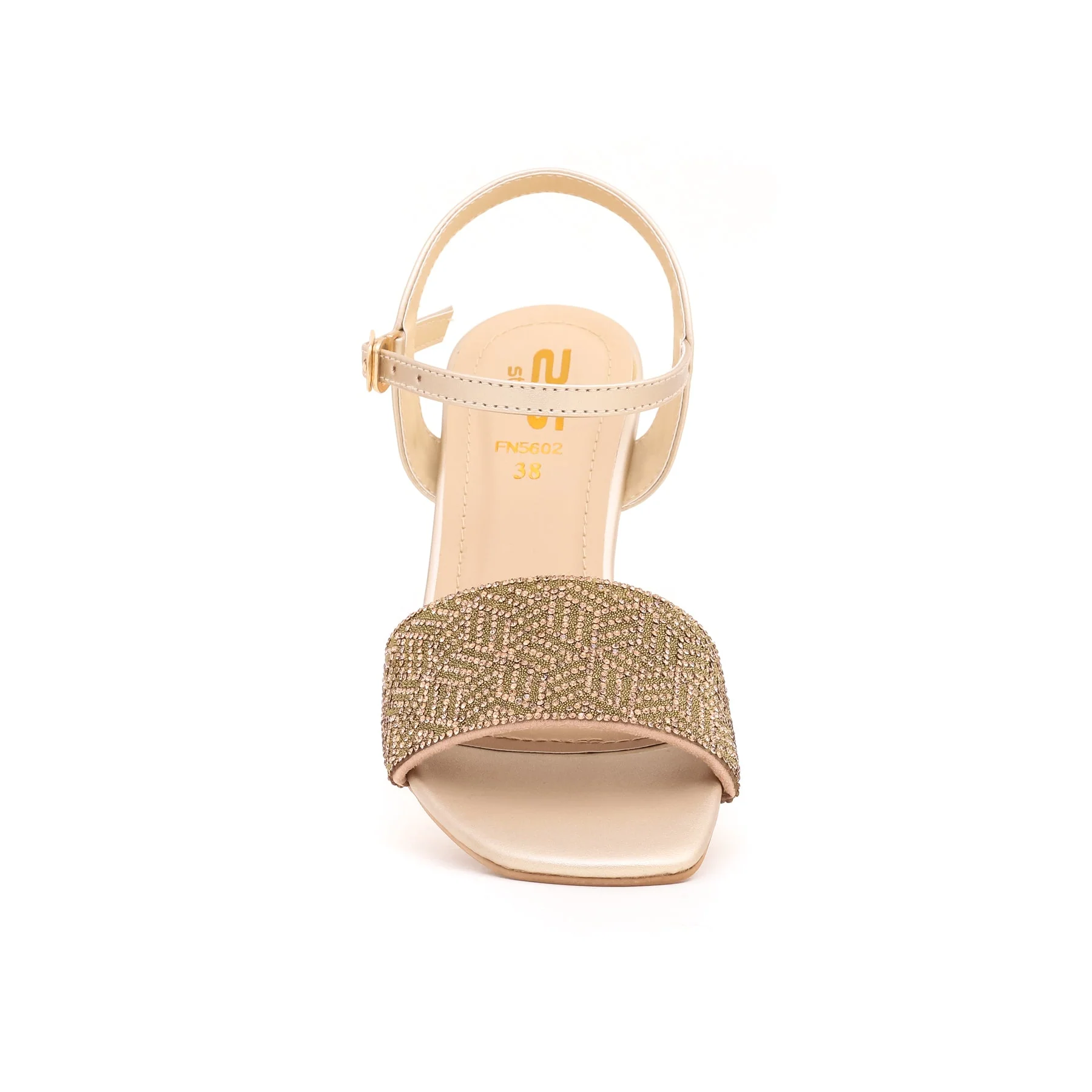 Golden Fancy Sandal FN5602 - Image 3