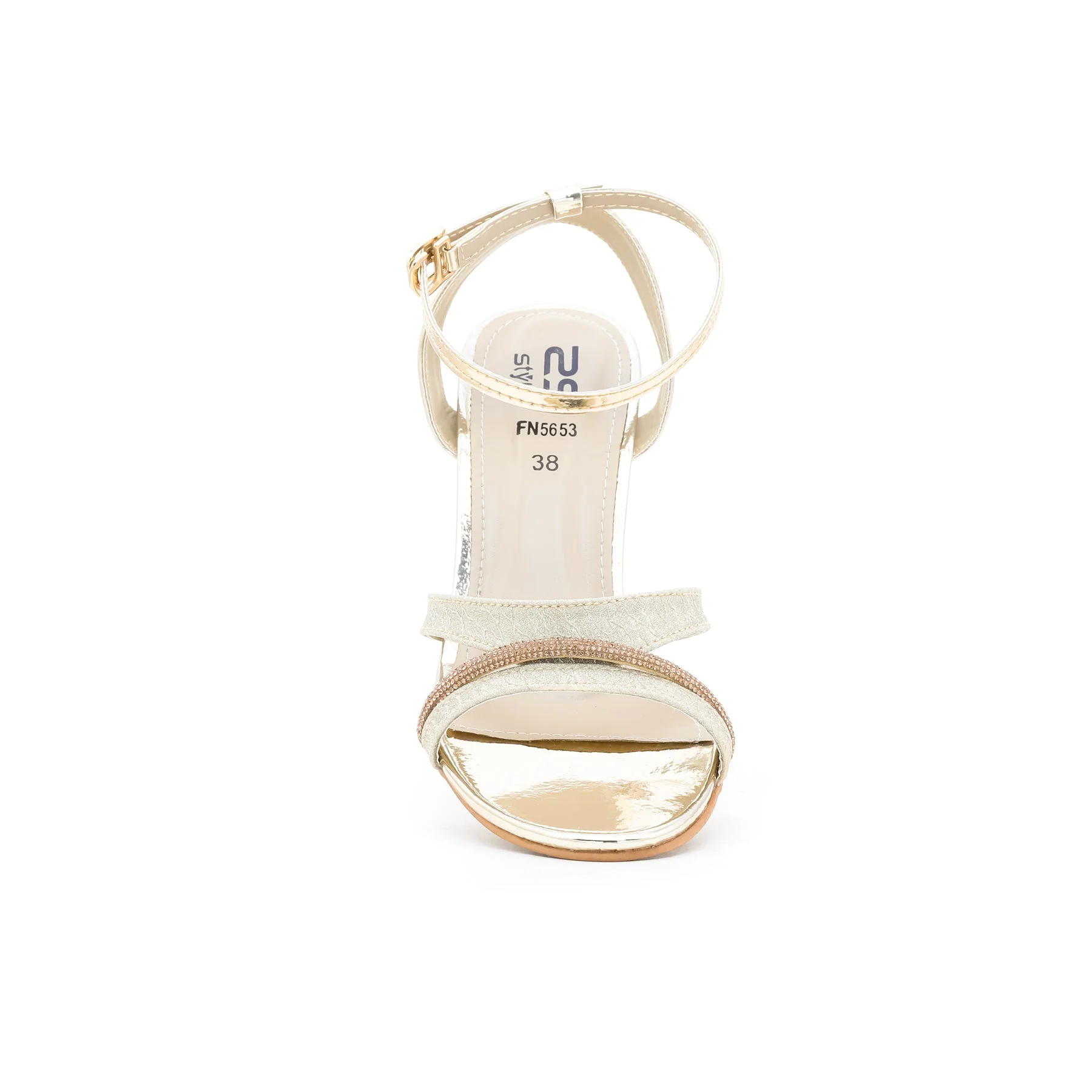 Golden Fancy Sandal FN5653 - Image 3