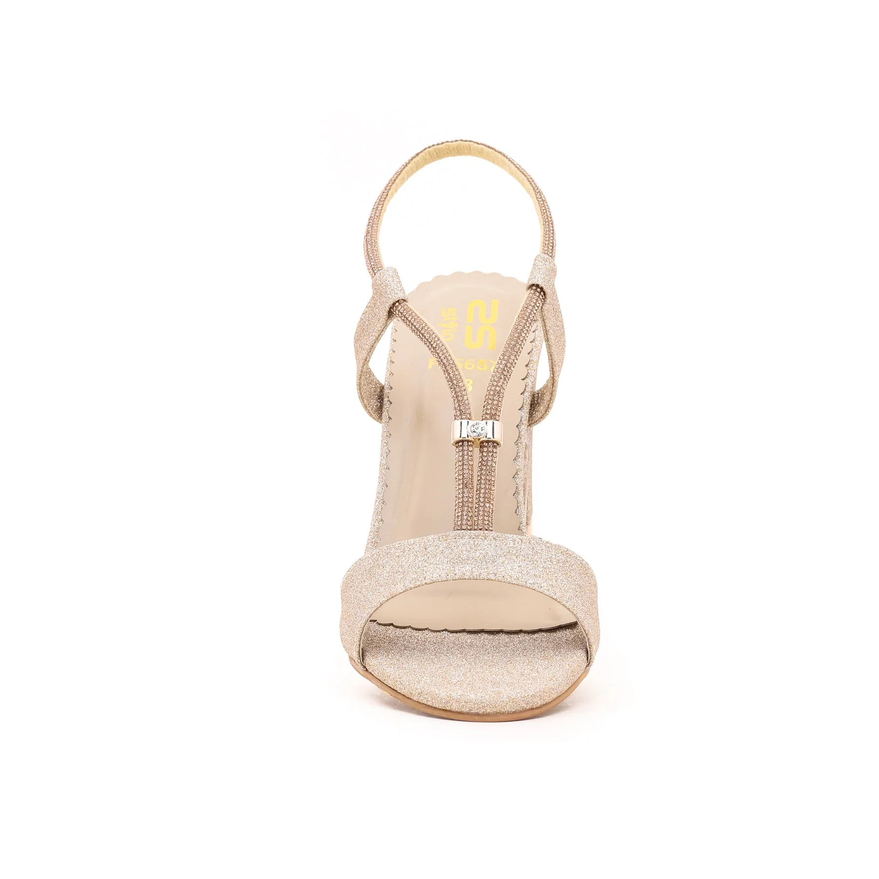 Golden Fancy Sandal FN5657 - Image 4