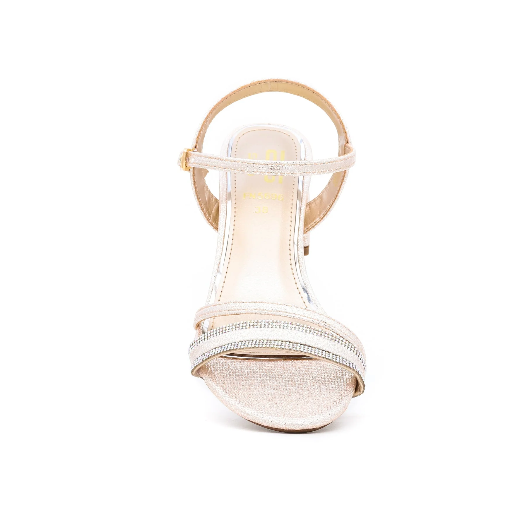 Golden Fancy Sandal FN5696 - Image 3