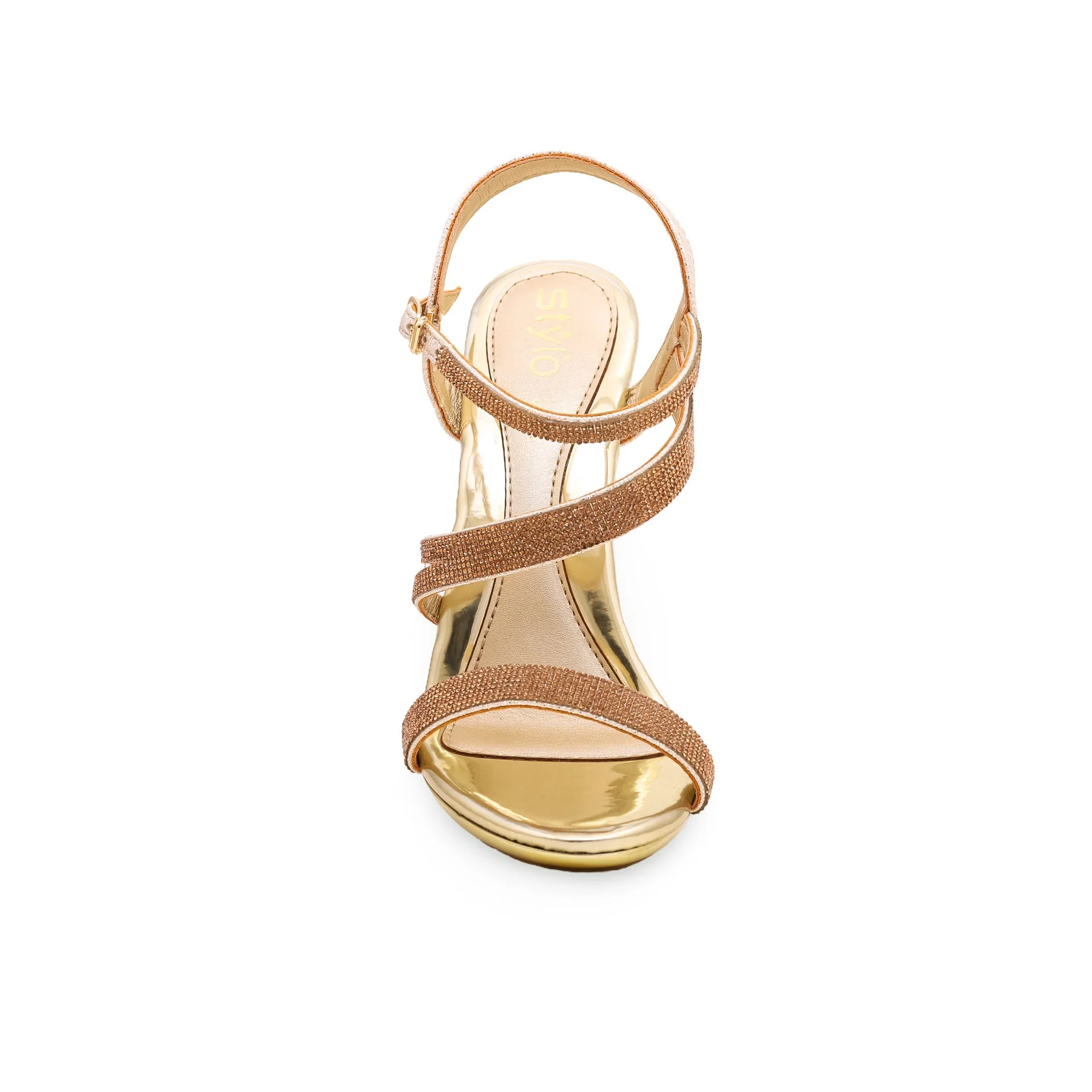 Golden Fancy Bridal Sandal FN5746 - Image 4