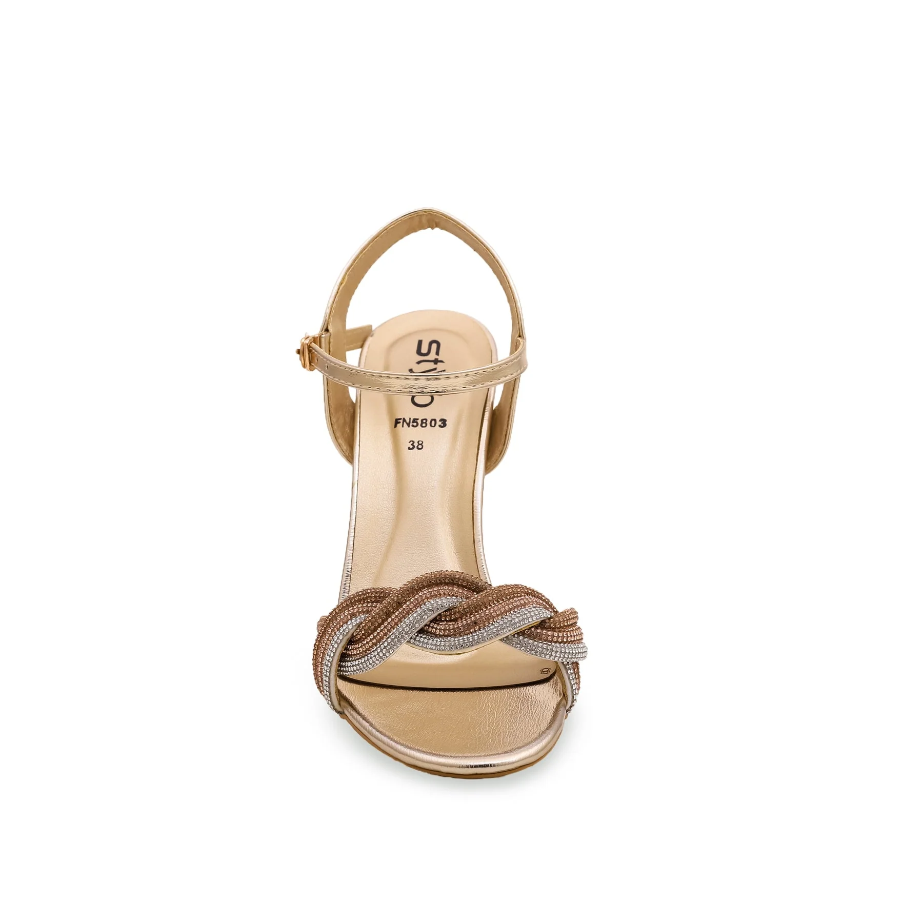 Golden Fancy Sandal FN5803 - Image 3