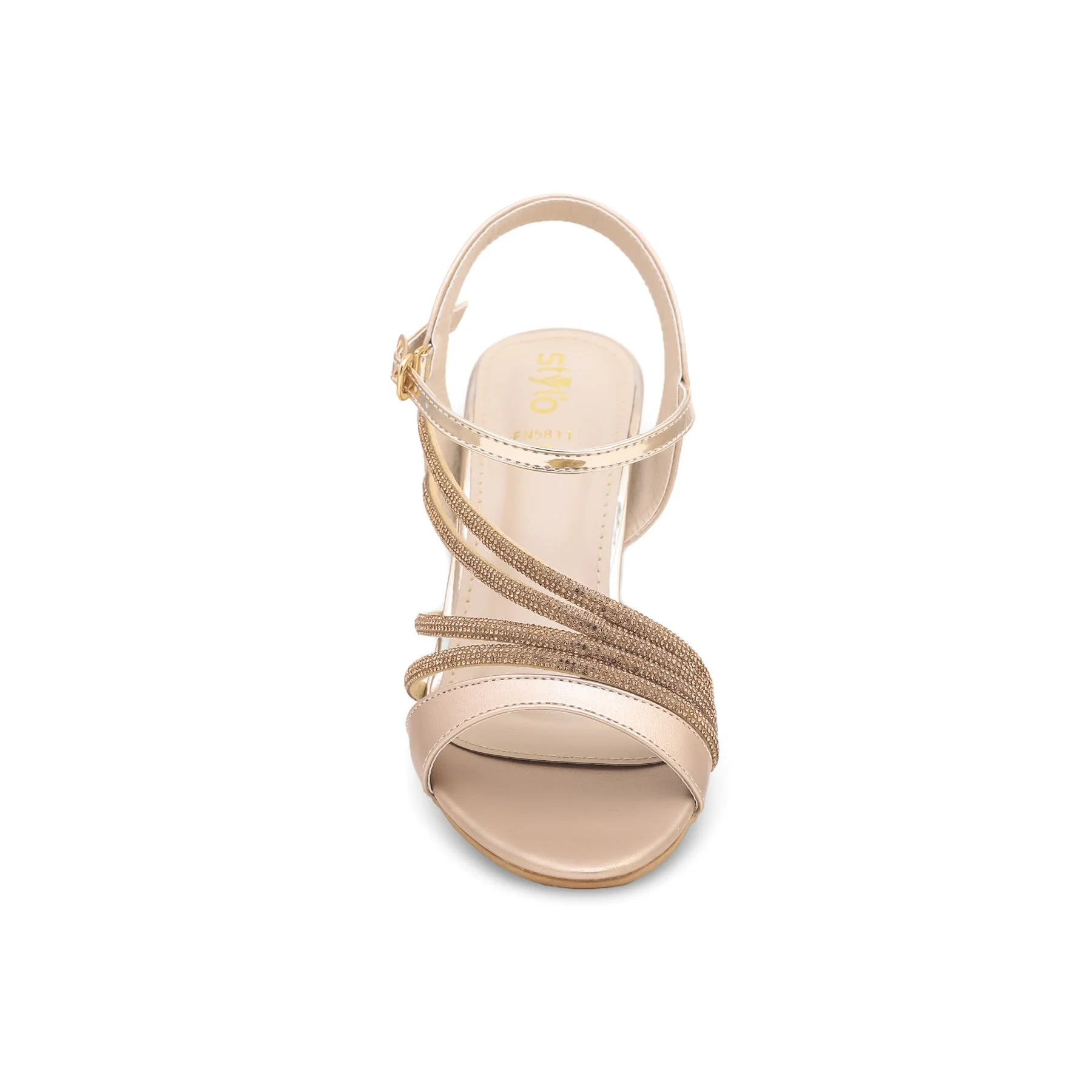 Golden Fancy Sandal FN5811 - Image 3