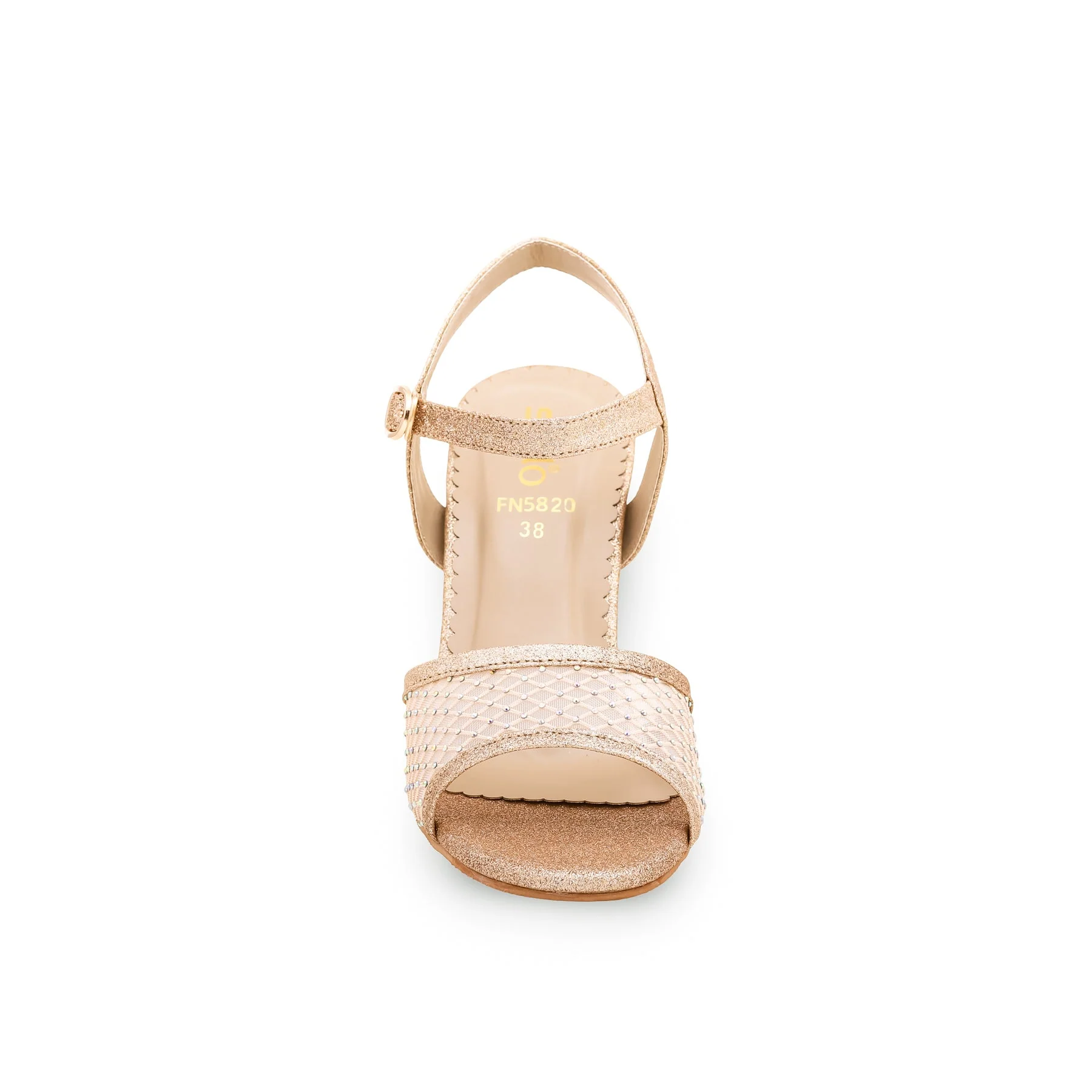 Golden Fancy Sandal FN5820 - Image 3