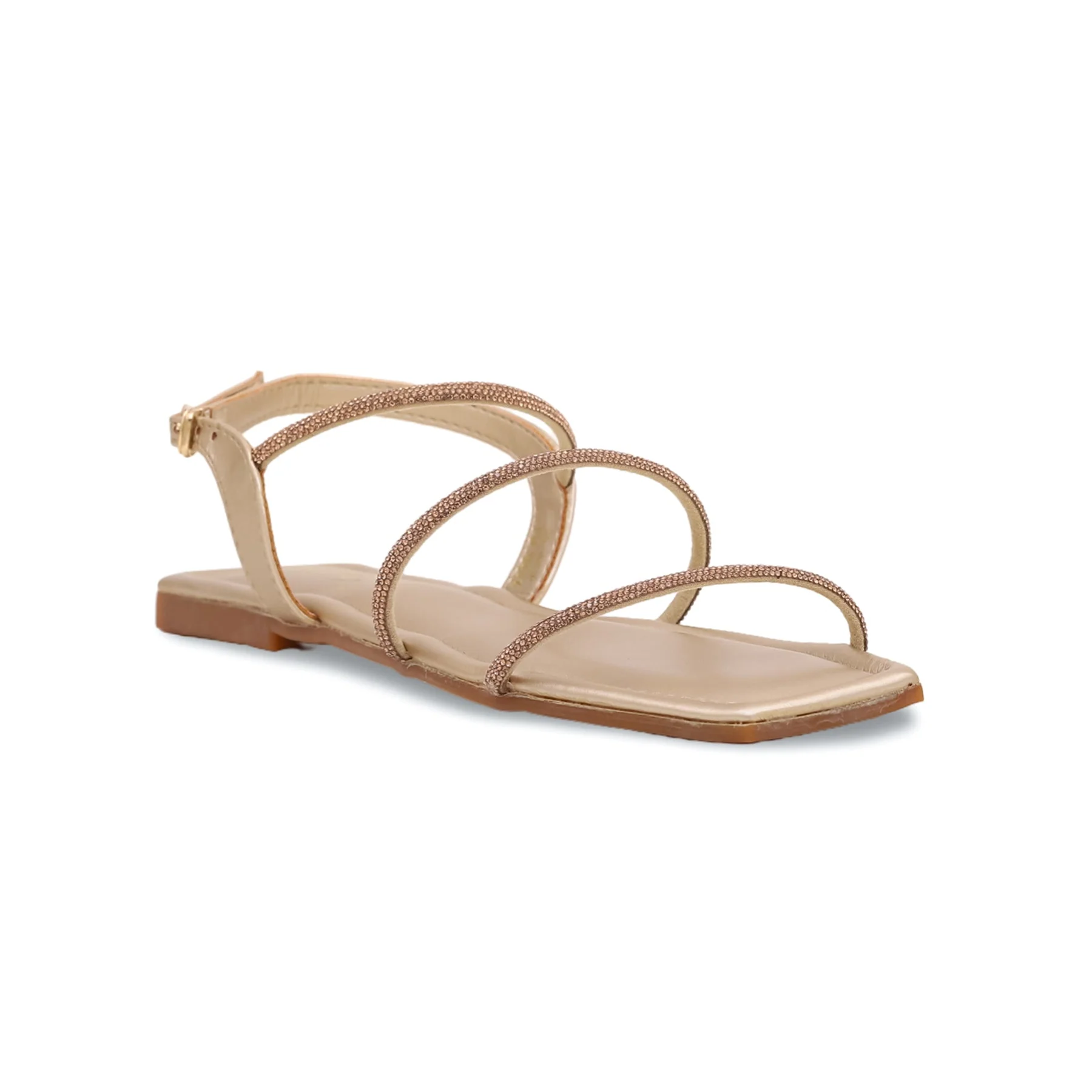 Golden Fancy Sandal FN5837 - Image 2