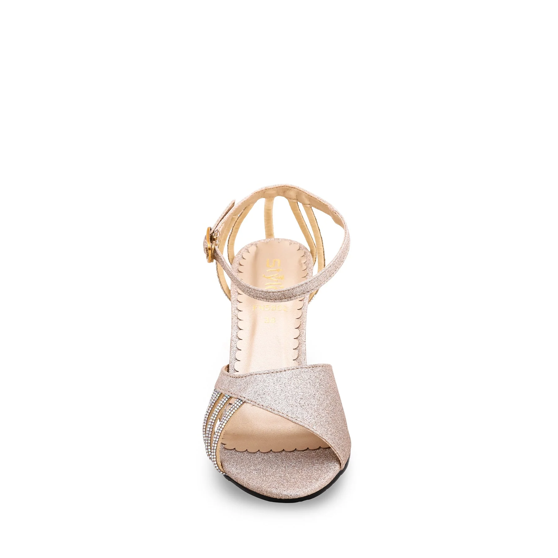 Golden Fancy Sandal FN5882 - Image 4