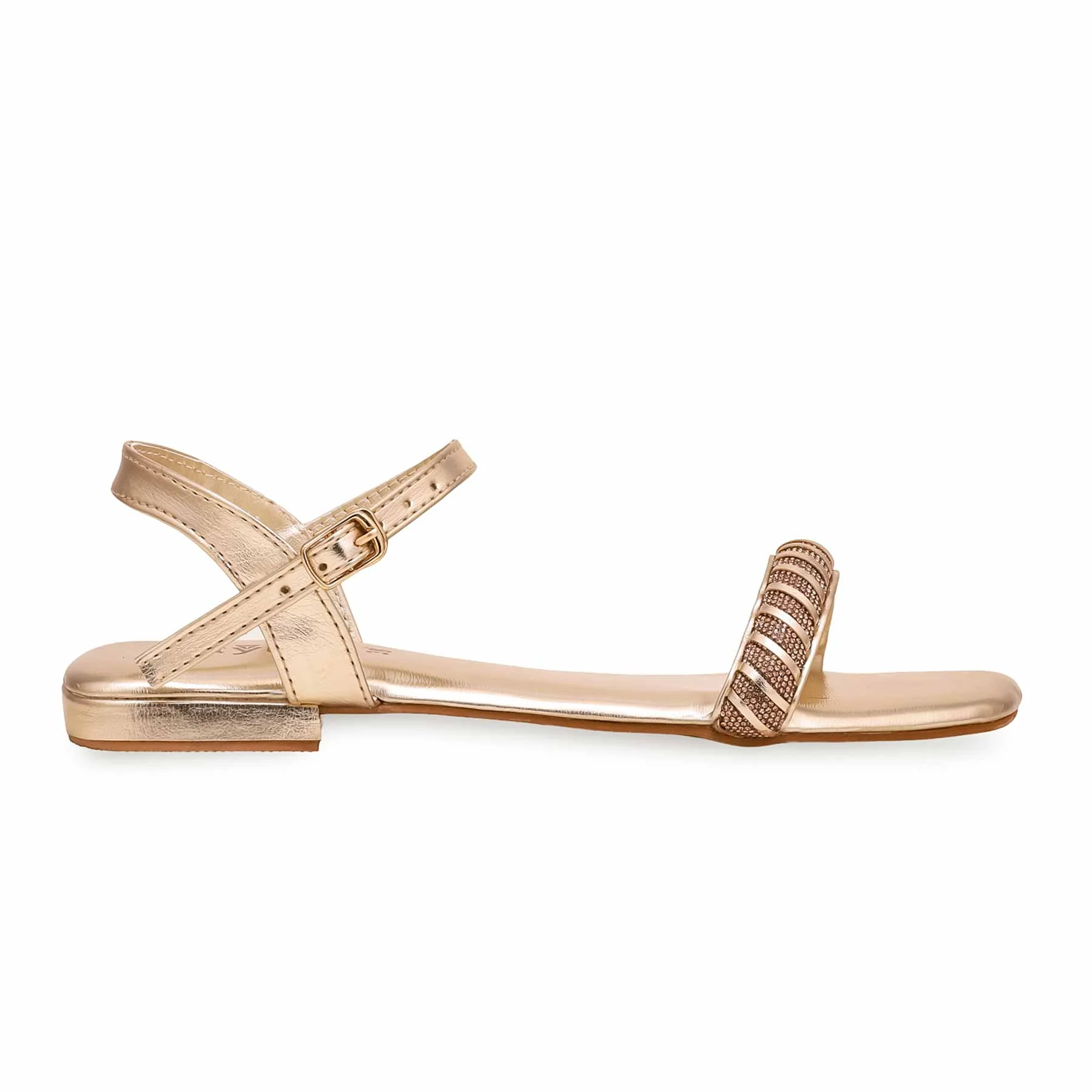 Golden Fancy Sandal FN5918 - Image 2