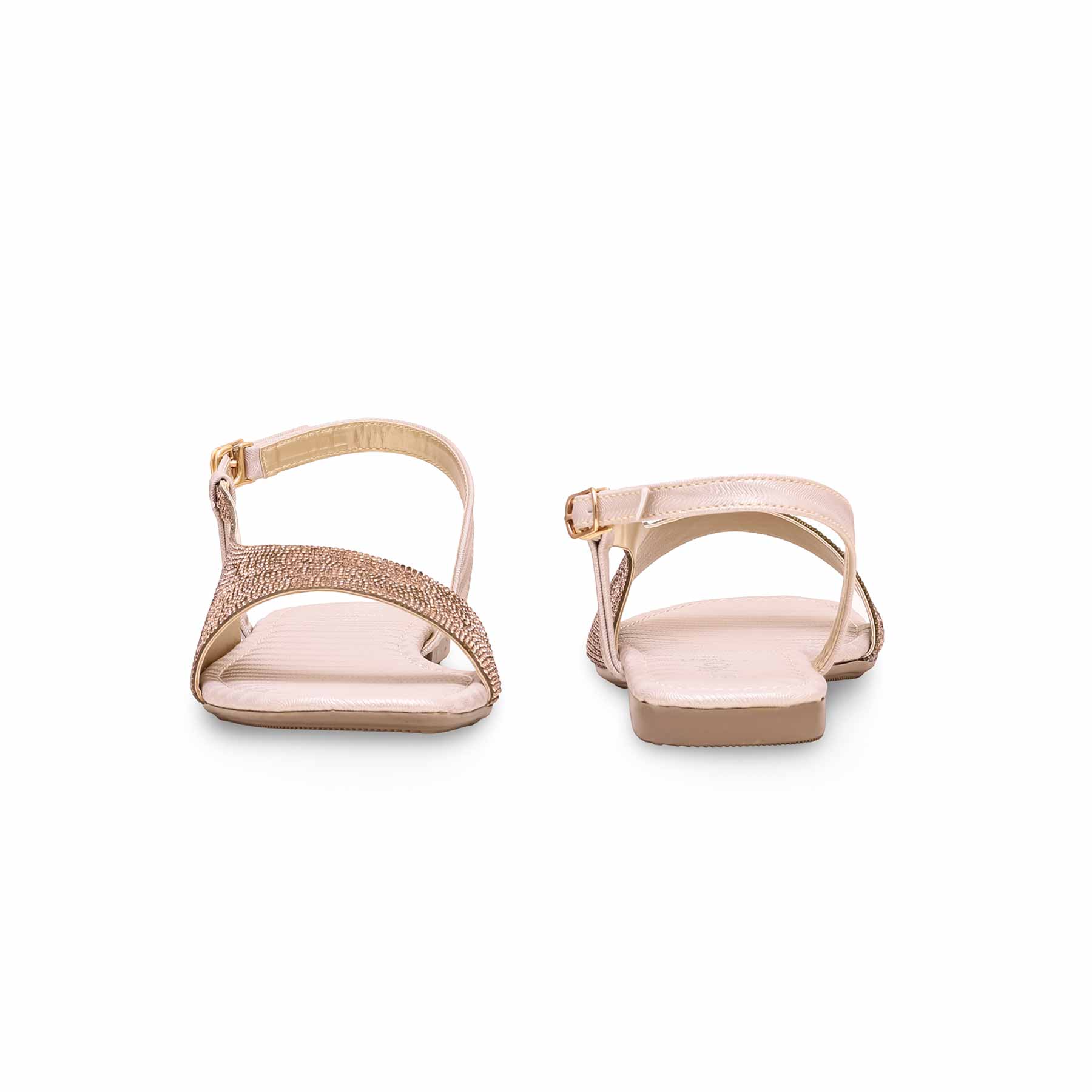 Golden Fancy Sandal FN5991 - Image 3