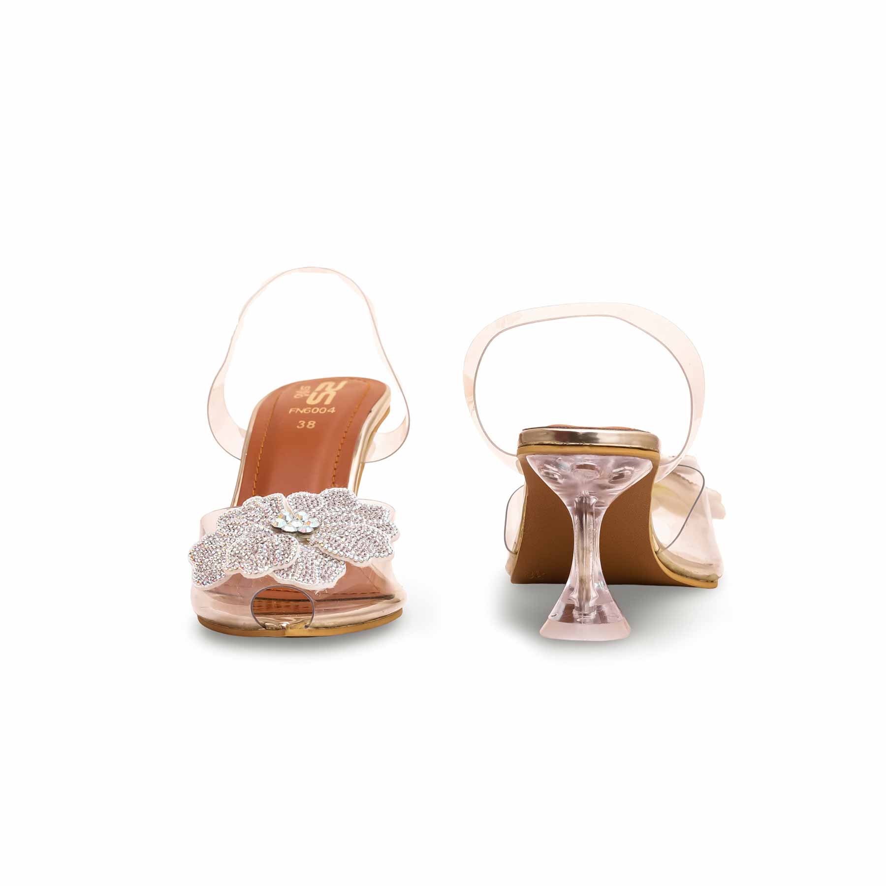 Golden Fancy Bridal Sandal FN6004 - Image 4