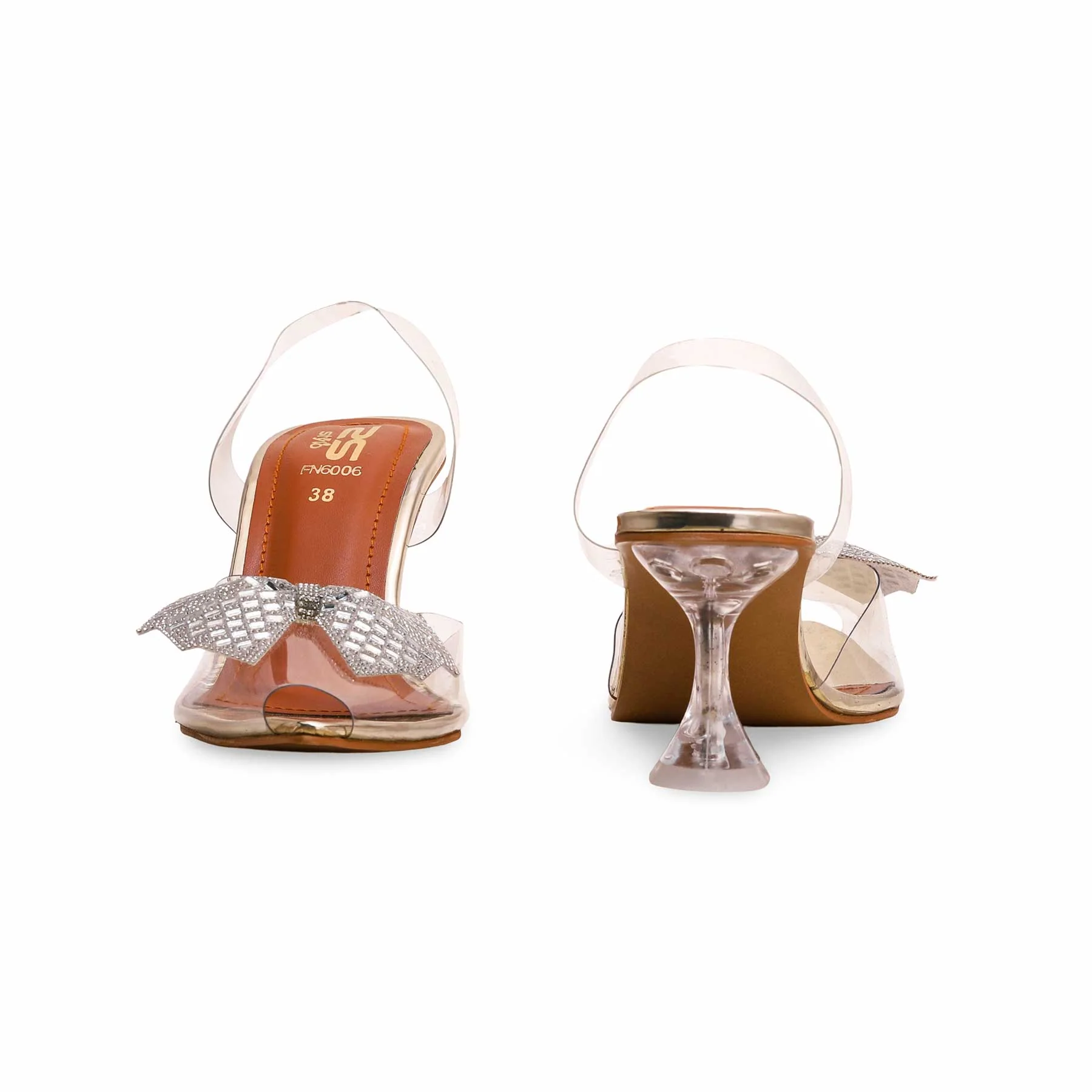 Golden Fancy Bridal Sandal FN6006 - Image 4