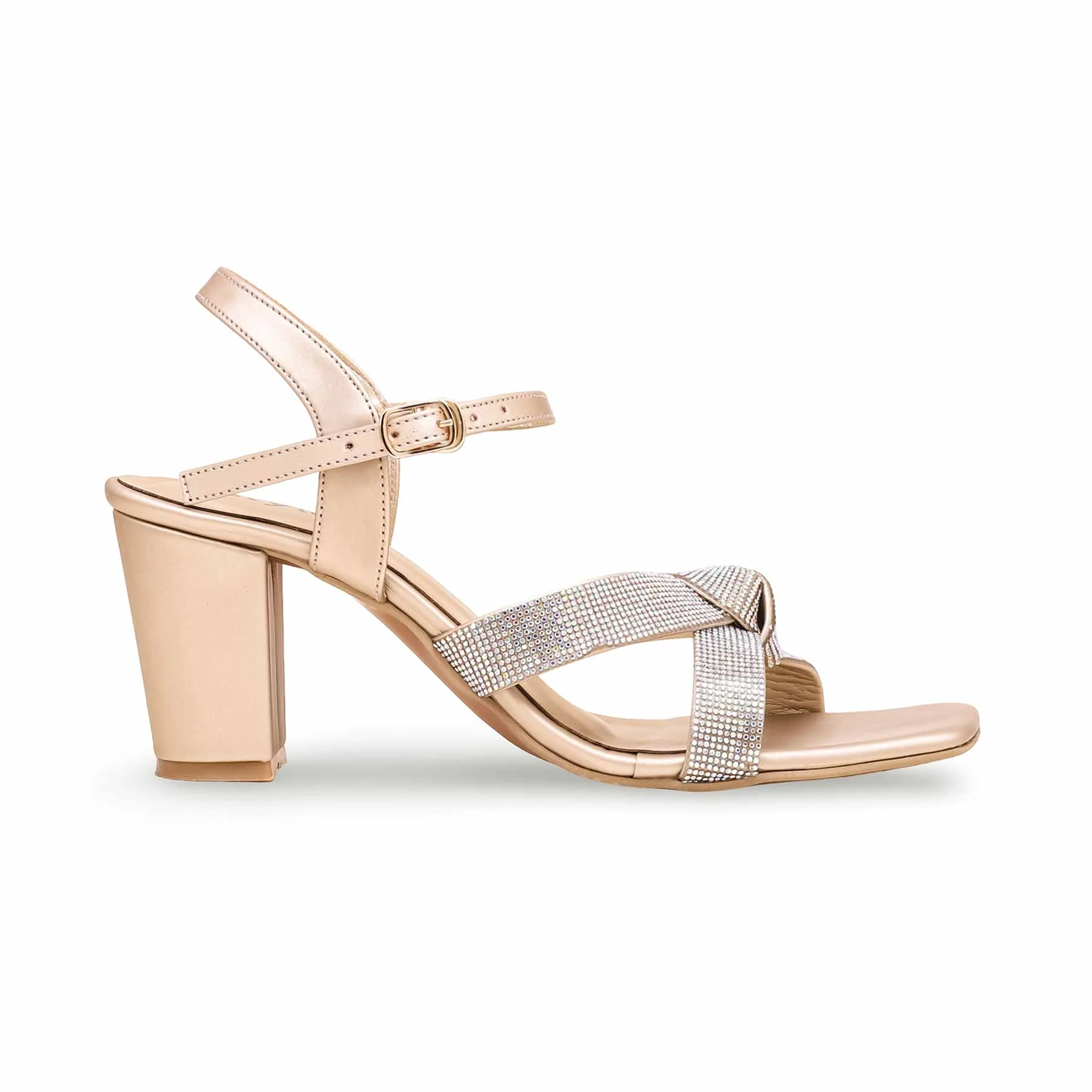 Golden Fancy Sandal FN6008 - Image 2