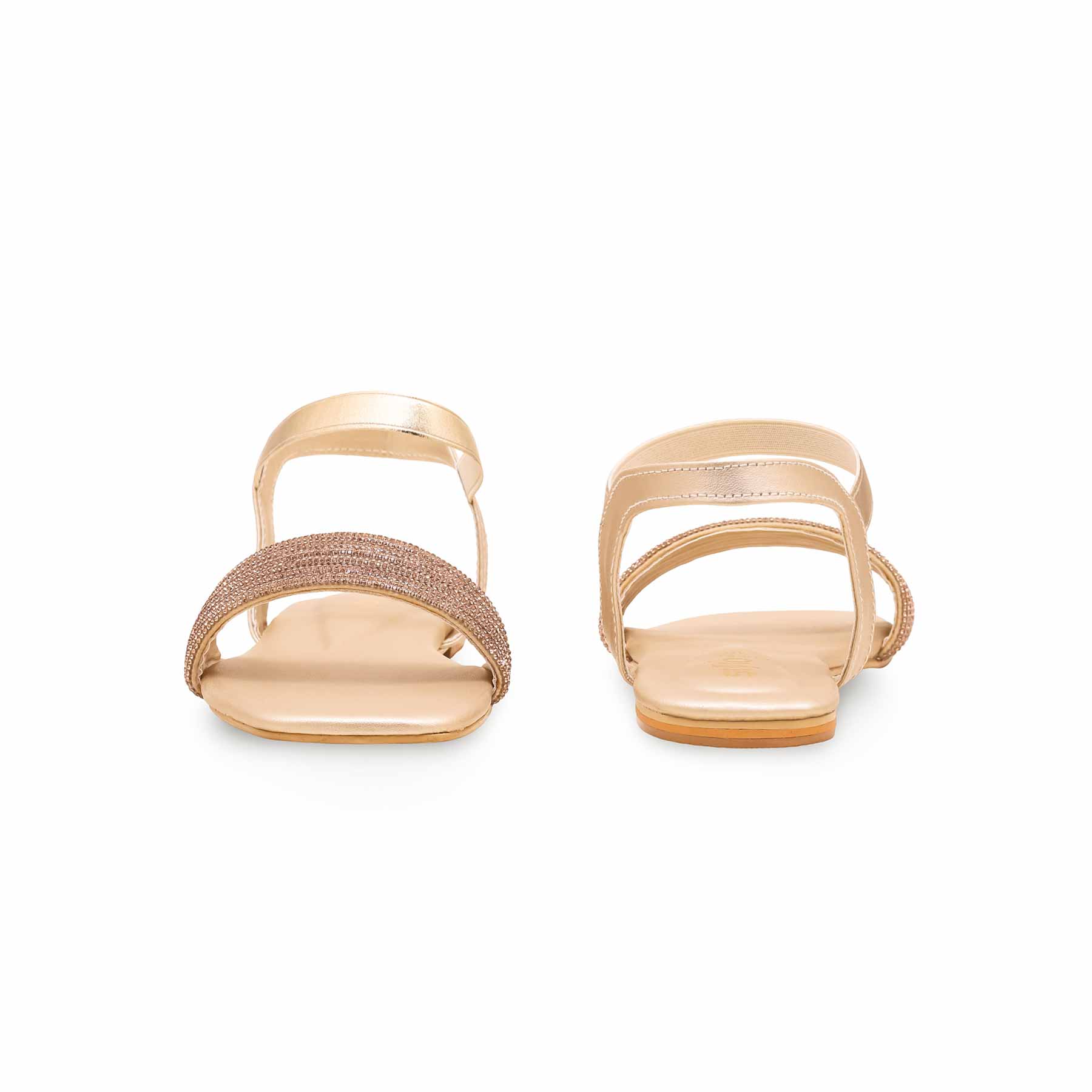 Golden Fancy Sandal FN6014 - Image 3