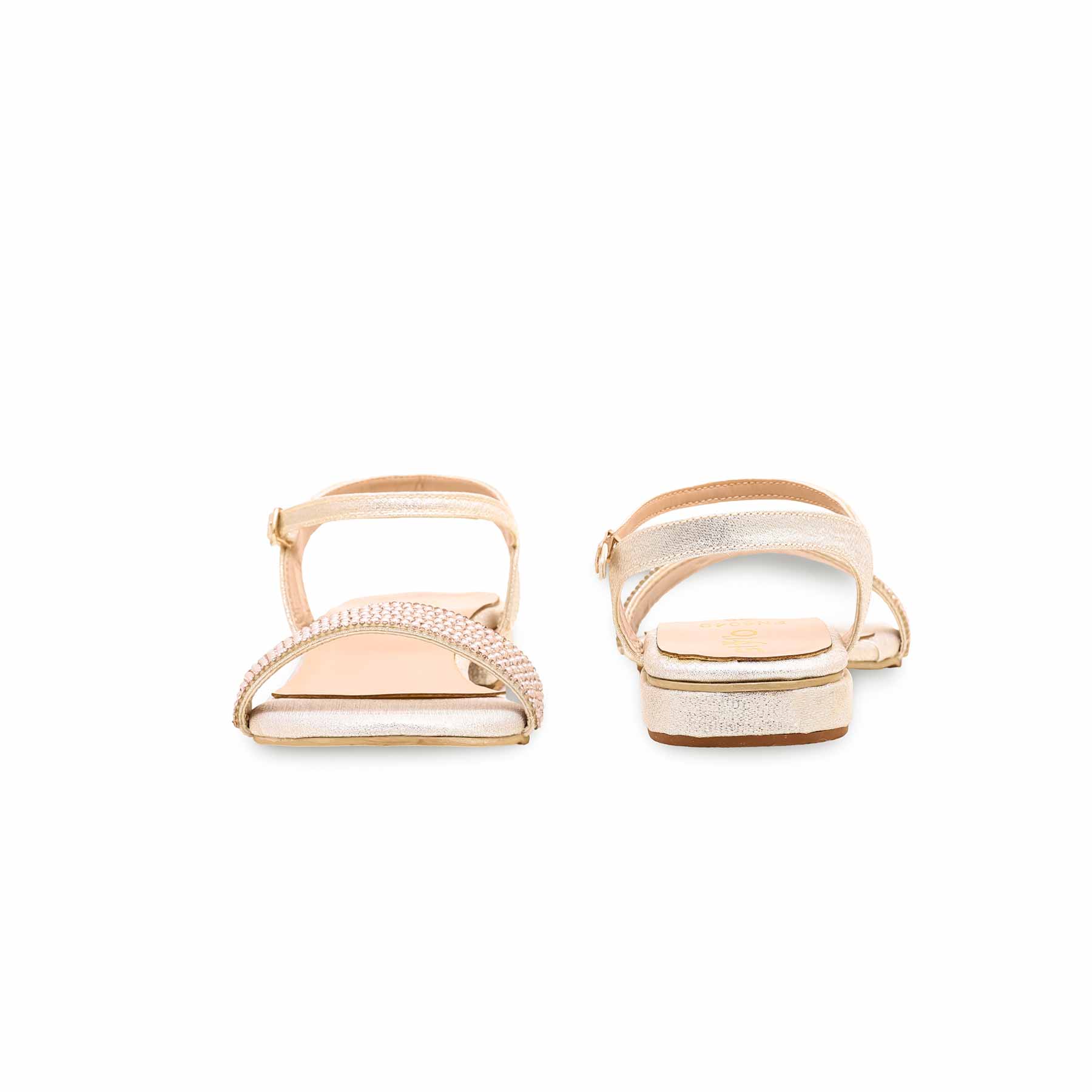 Golden Fancy Sandal FN6049 - Image 3