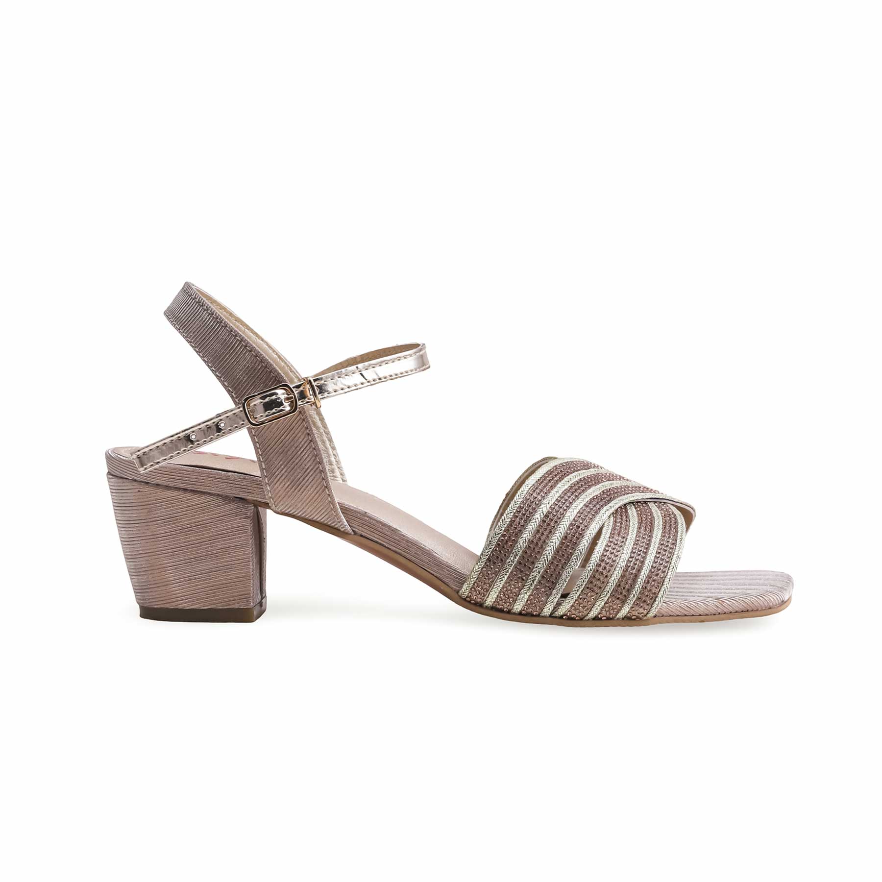 Golden Fancy Sandal FN6116 - Image 2