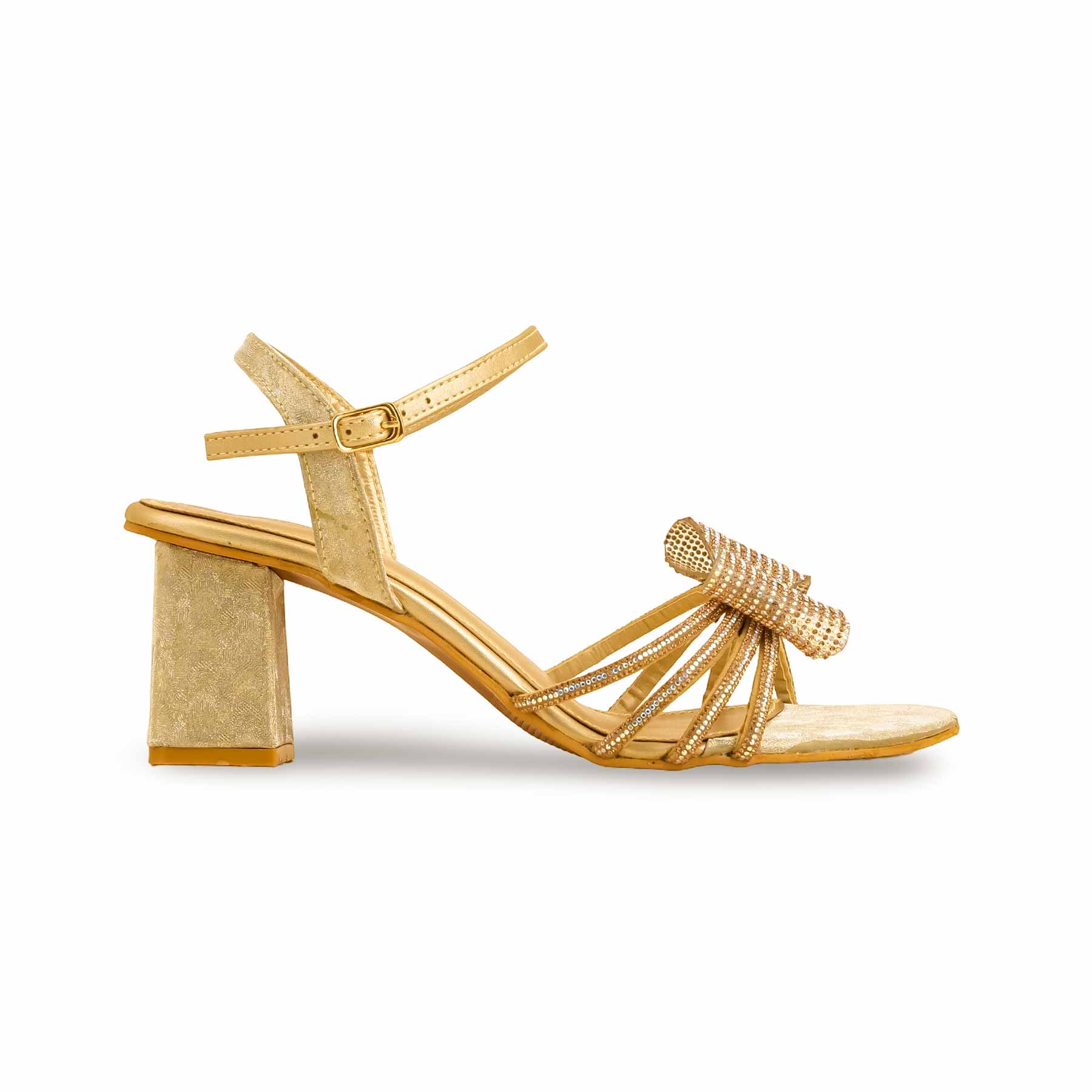 Golden Fancy Sandal FN6126 - Image 2