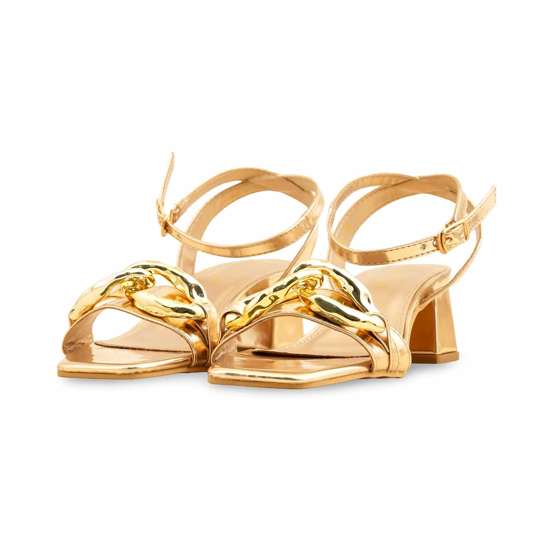 Golden Fancy Sandal FN6141 - Image 3