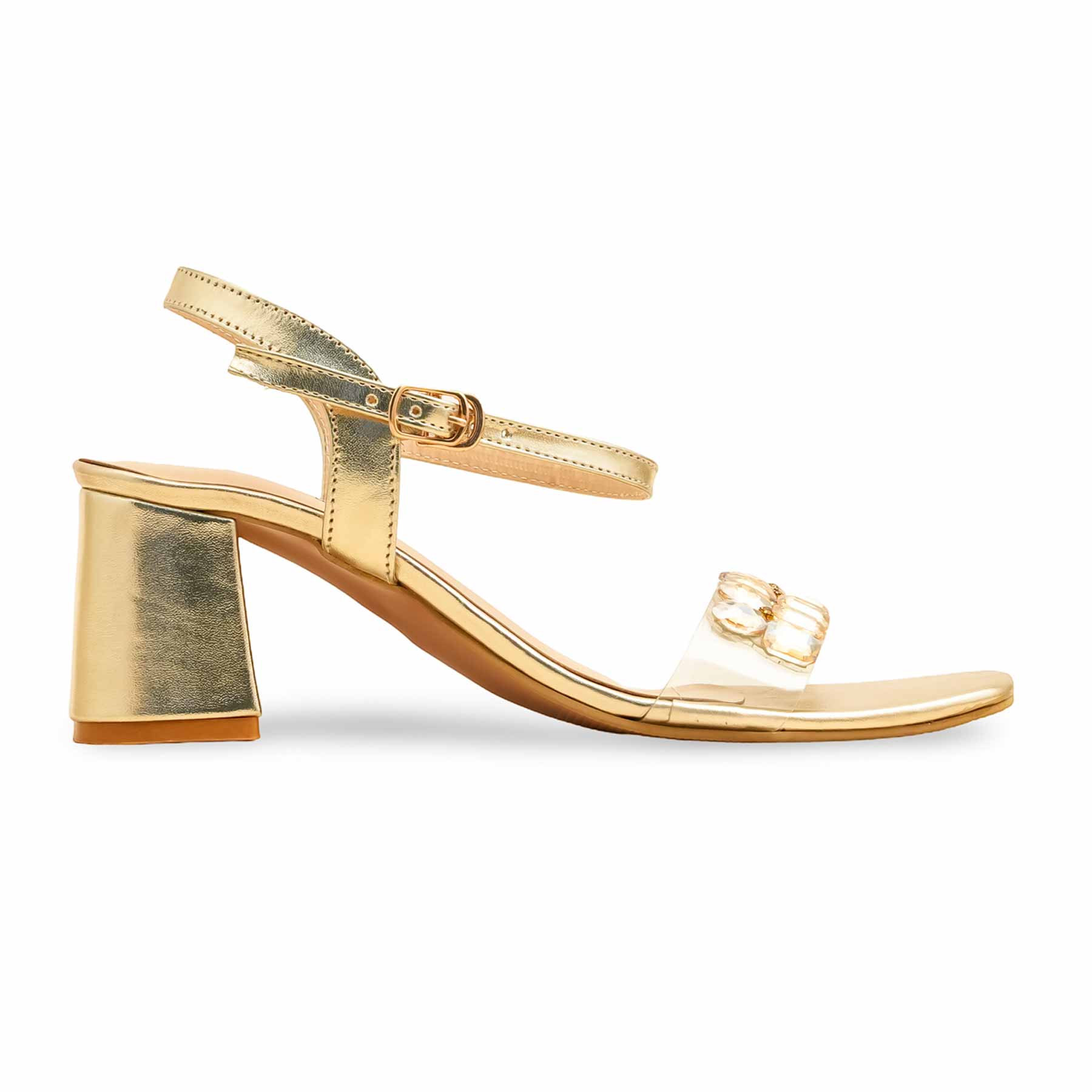 Golden Fancy Sandal FN6178 - Image 2