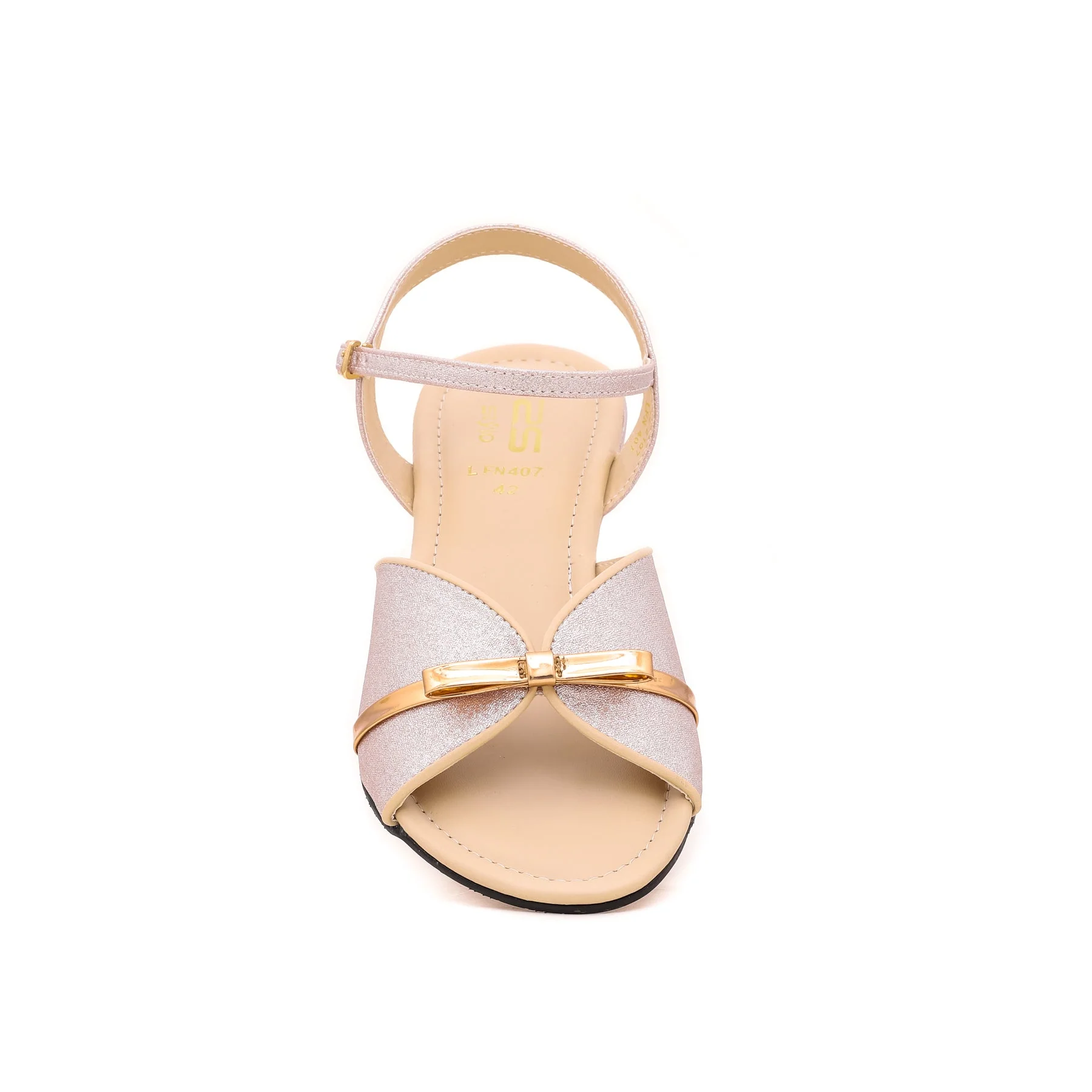 Golden Fancy Sandal LFN407 - Image 3