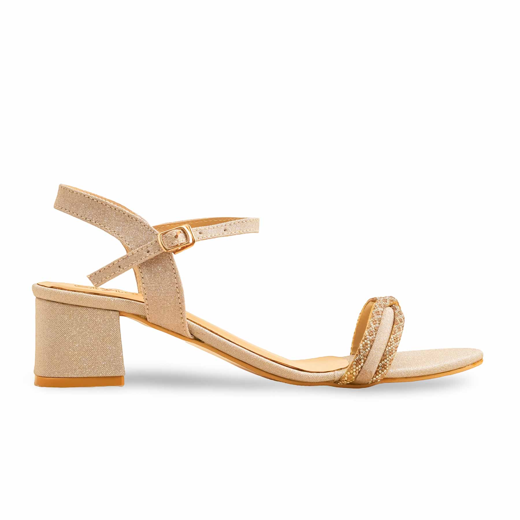 Golden Fancy Sandal LFN416 - Image 2