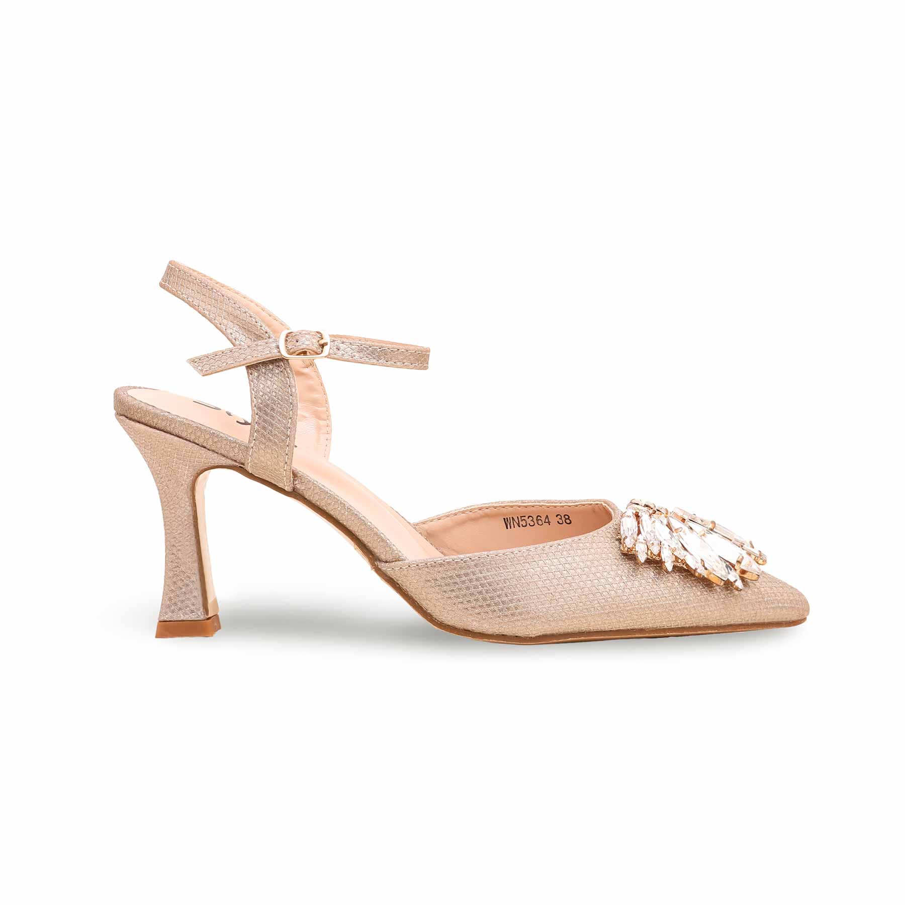 Golden Fancy Bridal Sandal WN5364 - Image 2