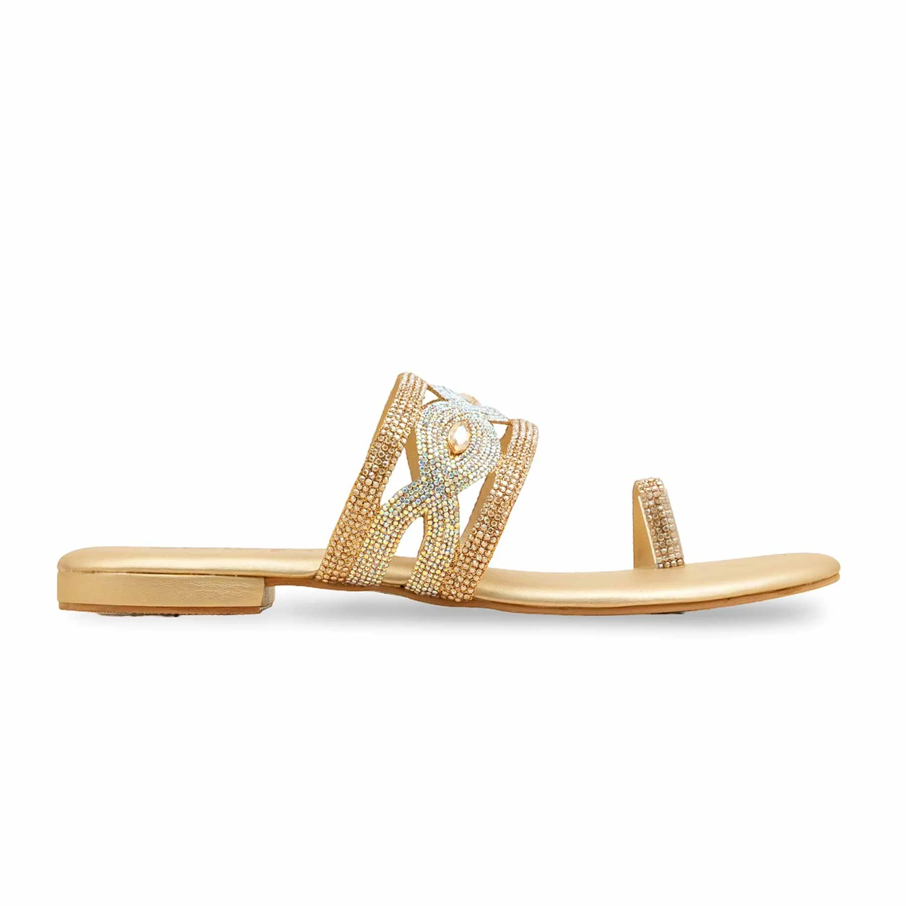 Golden Fancy Women Chappal FN0810 - Image 2