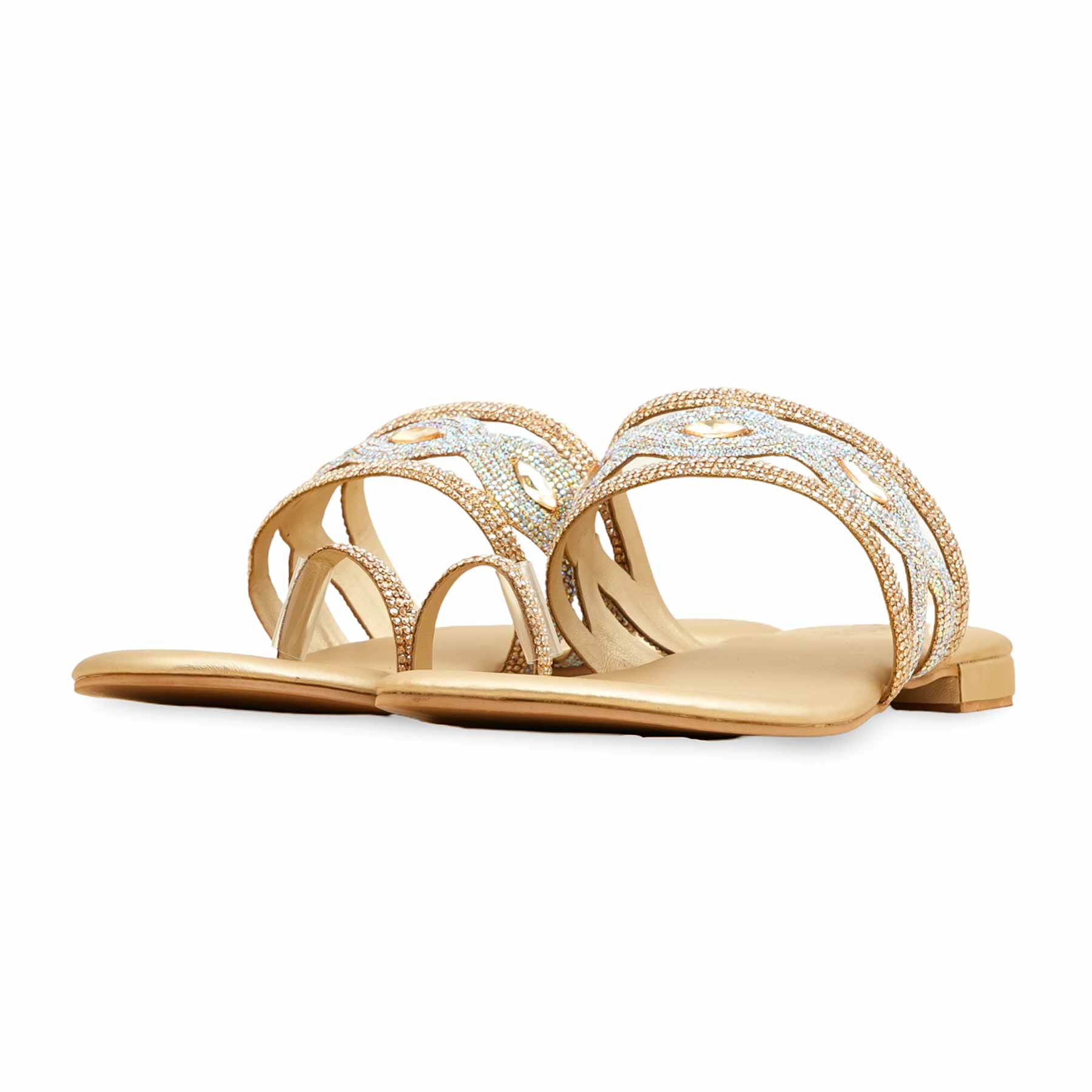 Golden Fancy Women Chappal FN0810 - Image 3