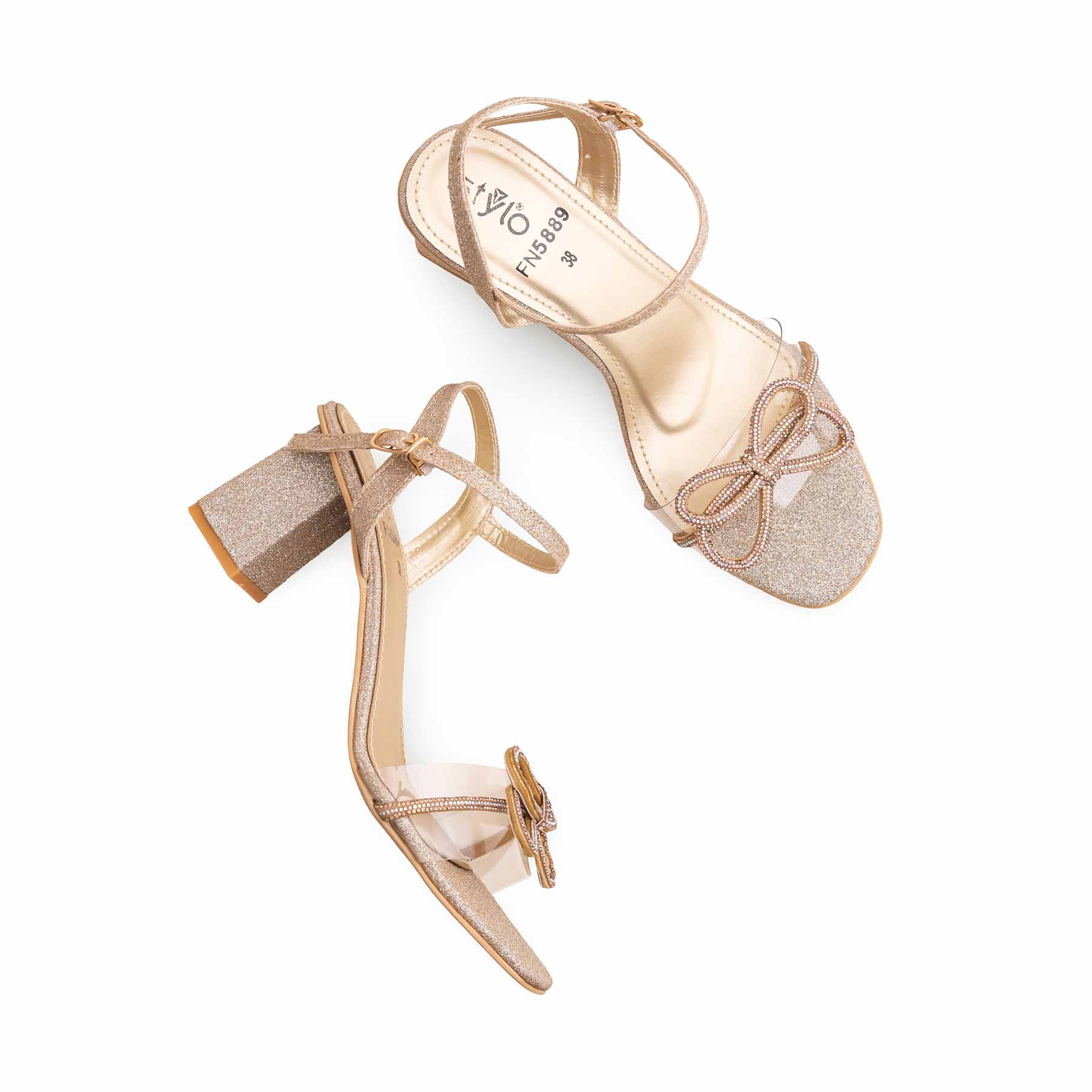Golden Fancy Women Sandal FN5889 - Image 5