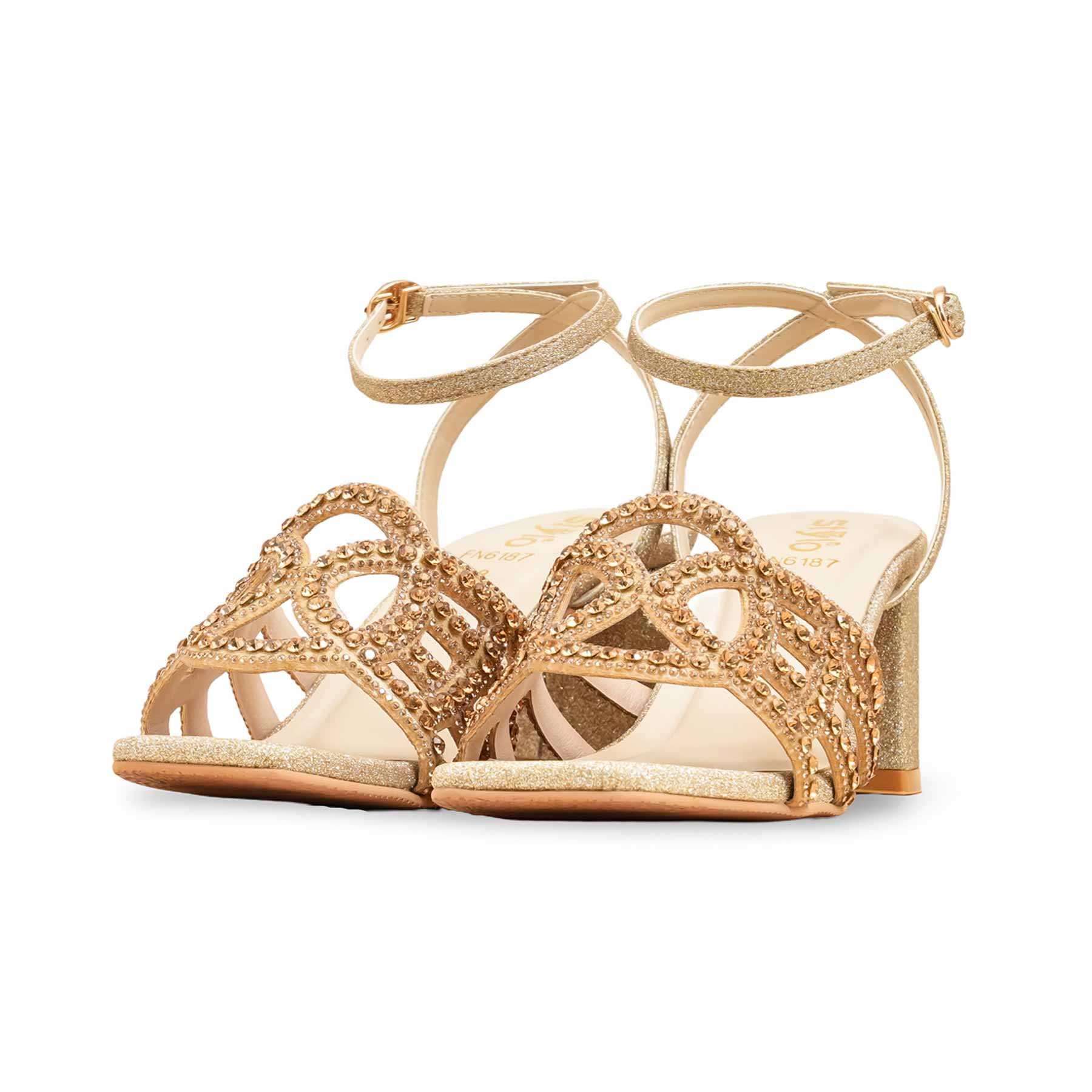 Golden Fancy Women Sandal FN6187 - Image 4