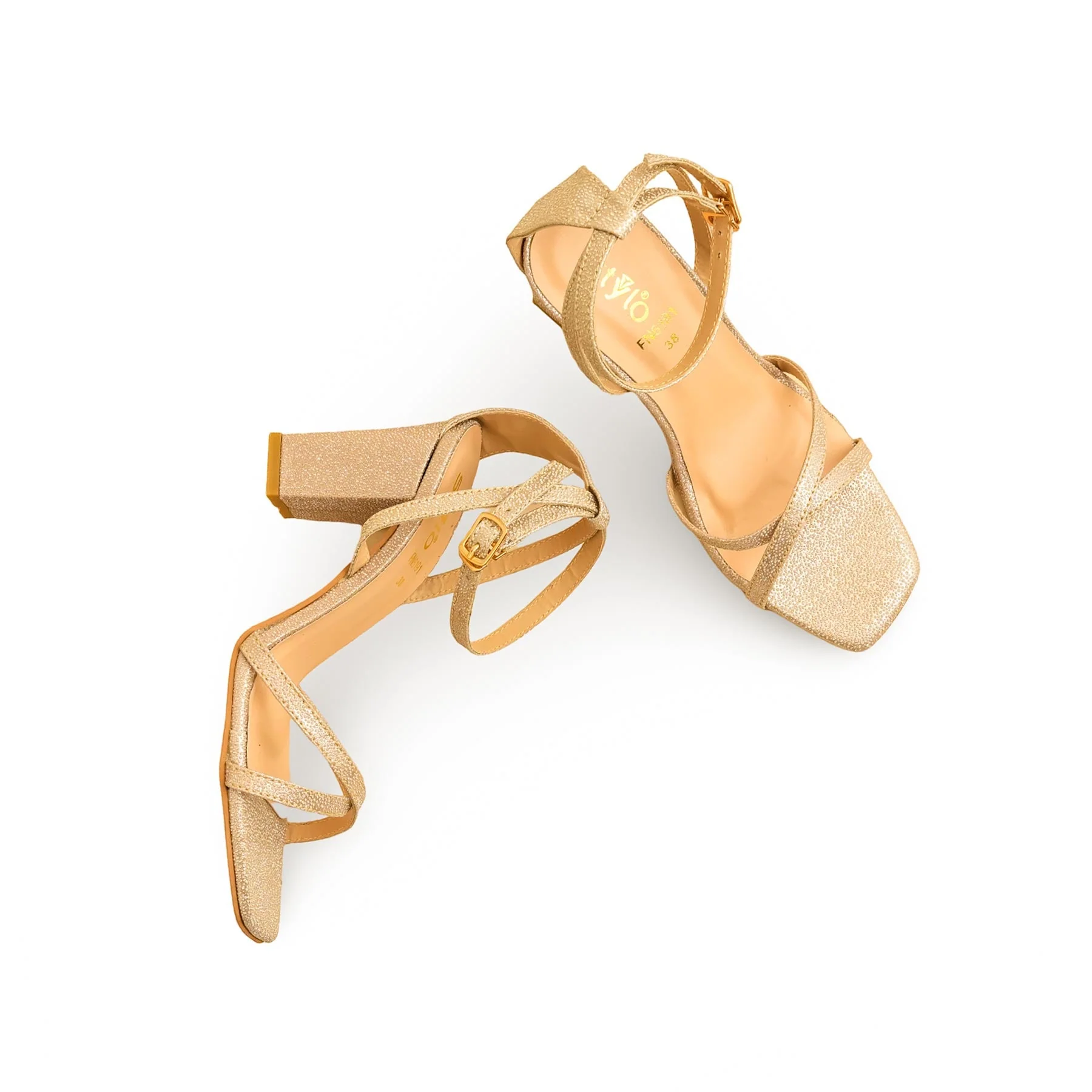 Golden Fancy Women Sandal FN6191 - Image 5