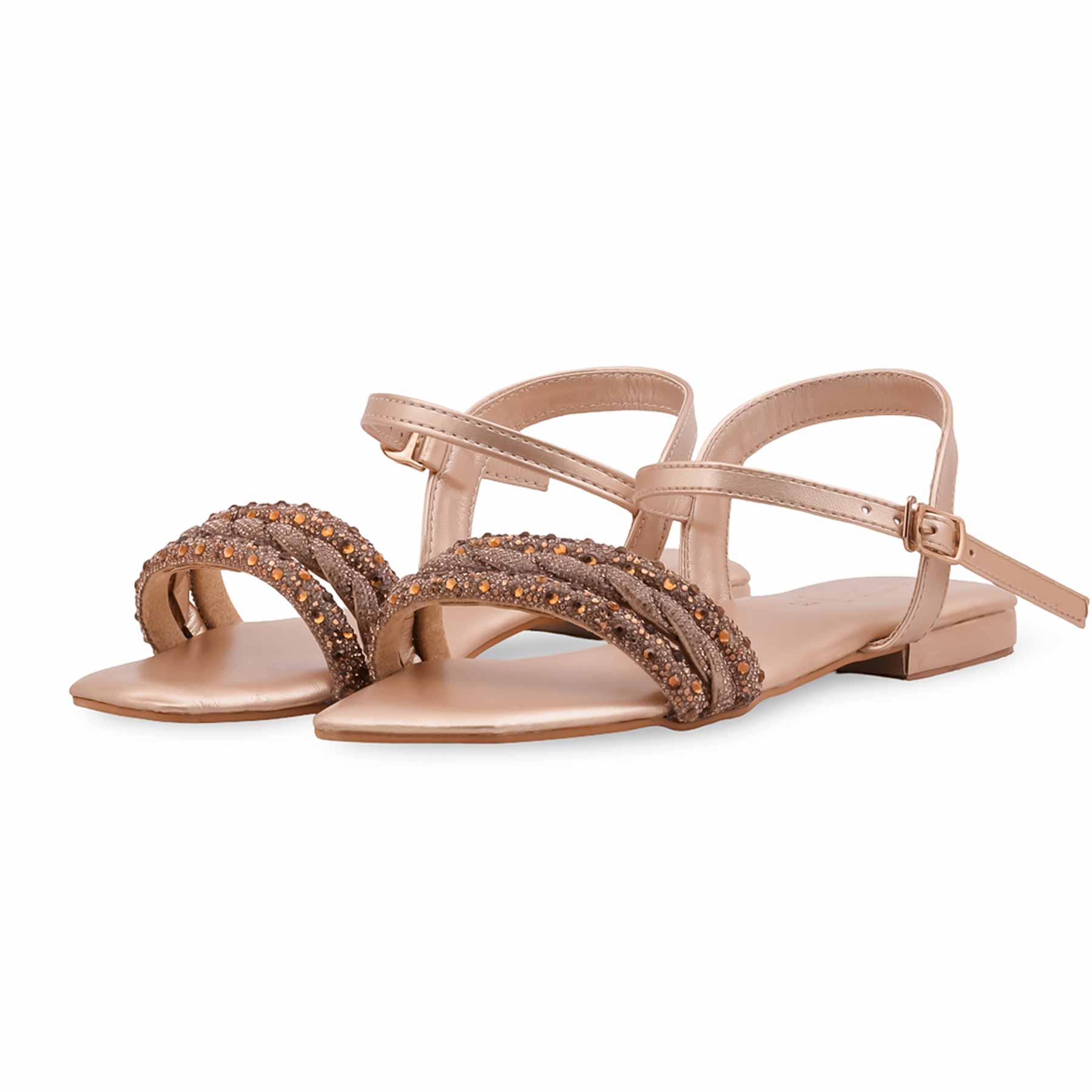 Golden Fancy Women Sandal FN6313 - Image 3