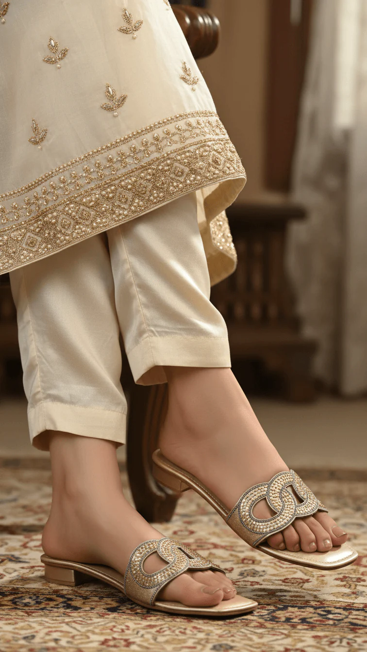Golden Fancy Women Slipper FN8010