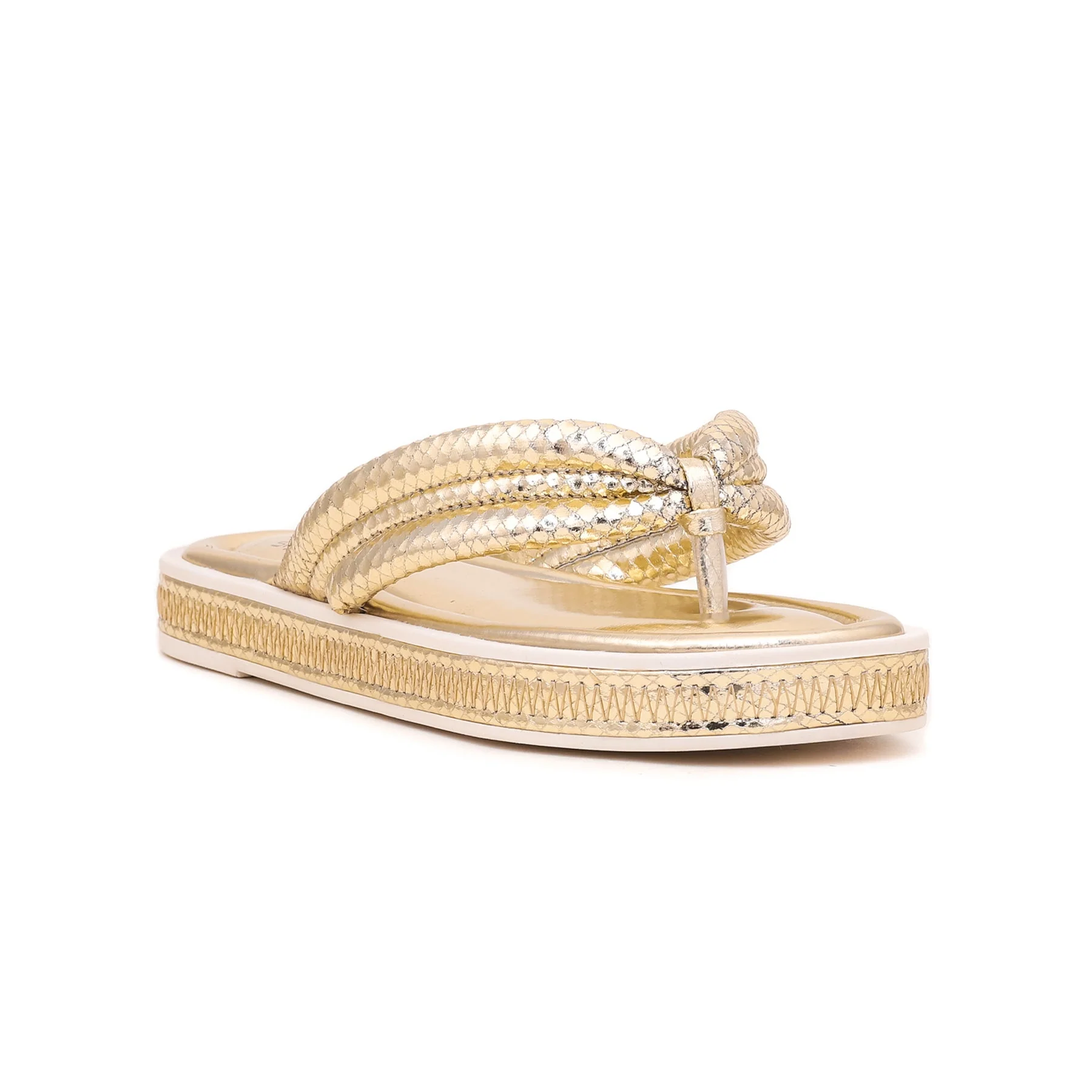 Golden Formal Chappal FR0493 - Image 2