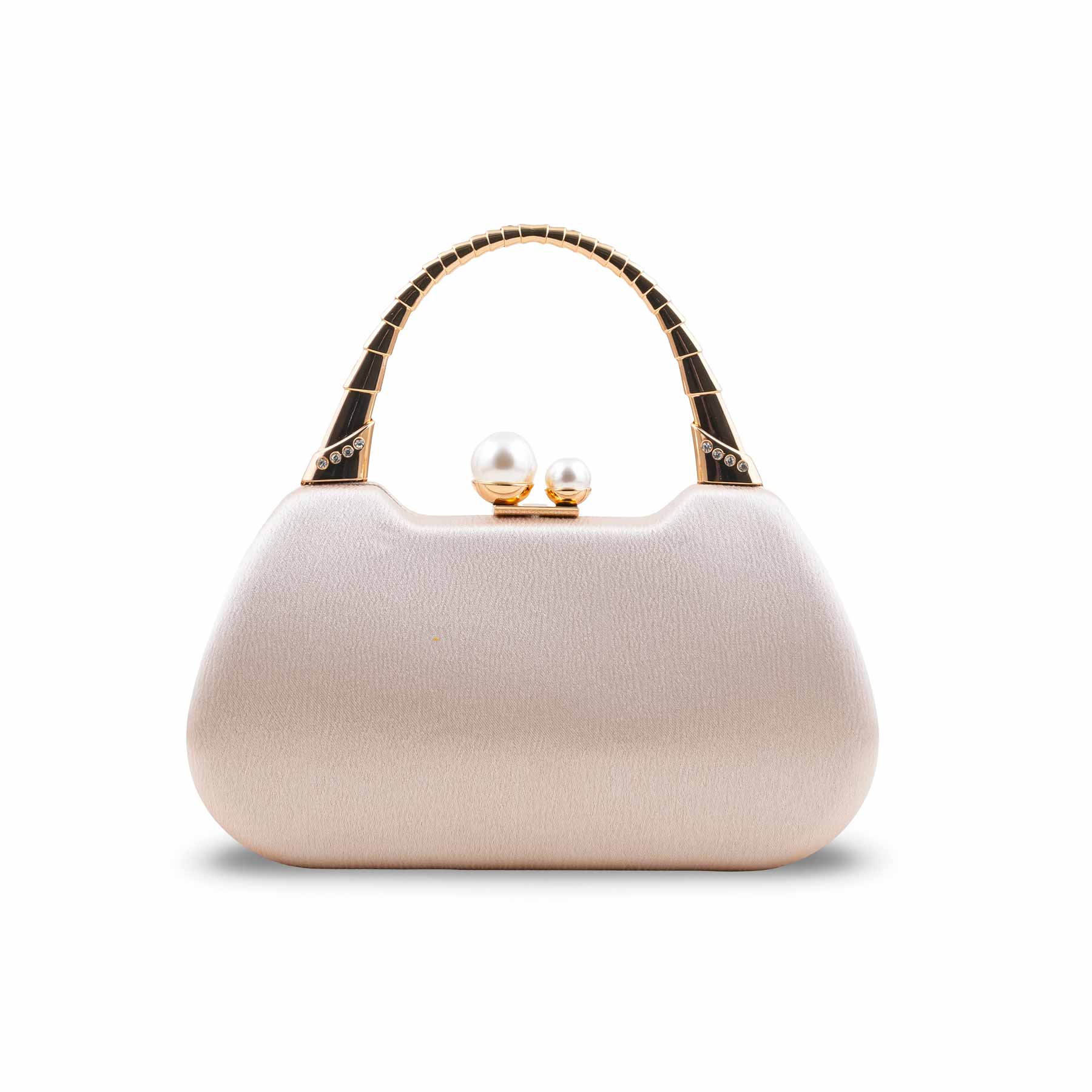 Golden Formal Clutch For Ladies P24405 - Image 4
