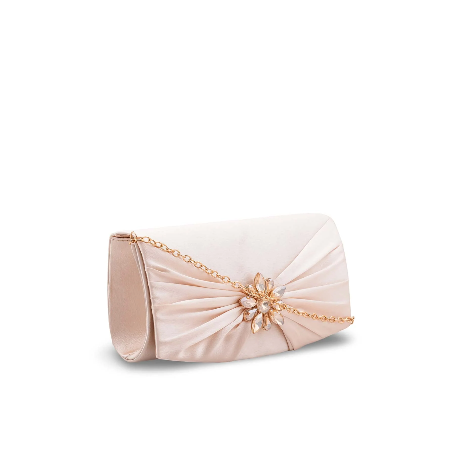 Golden Formal Clutch For Women P24455 - Image 3