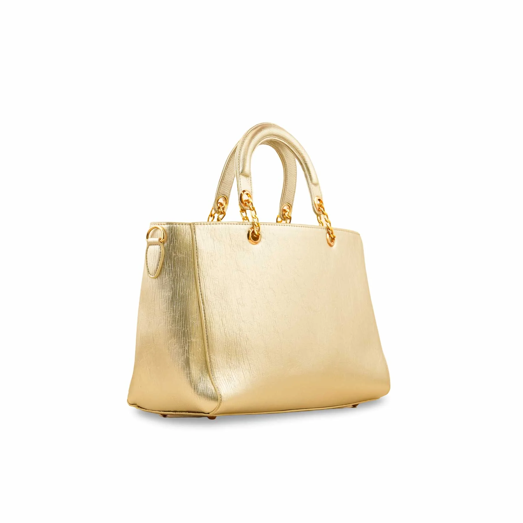 Golden Formal Hand Bag For Ladies P55739 - Image 2