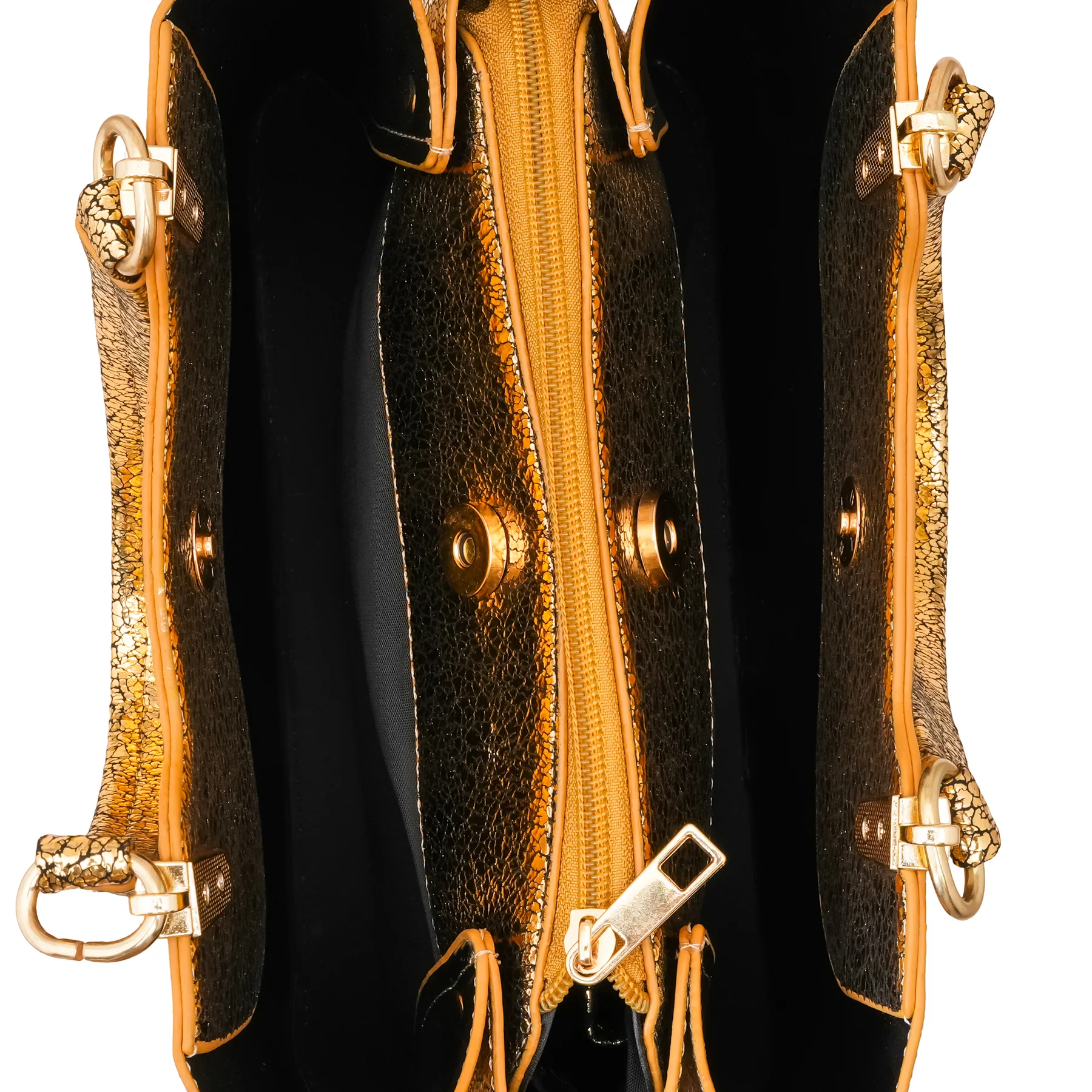 Golden Formal Hand Bag For Women P55845 - Image 5