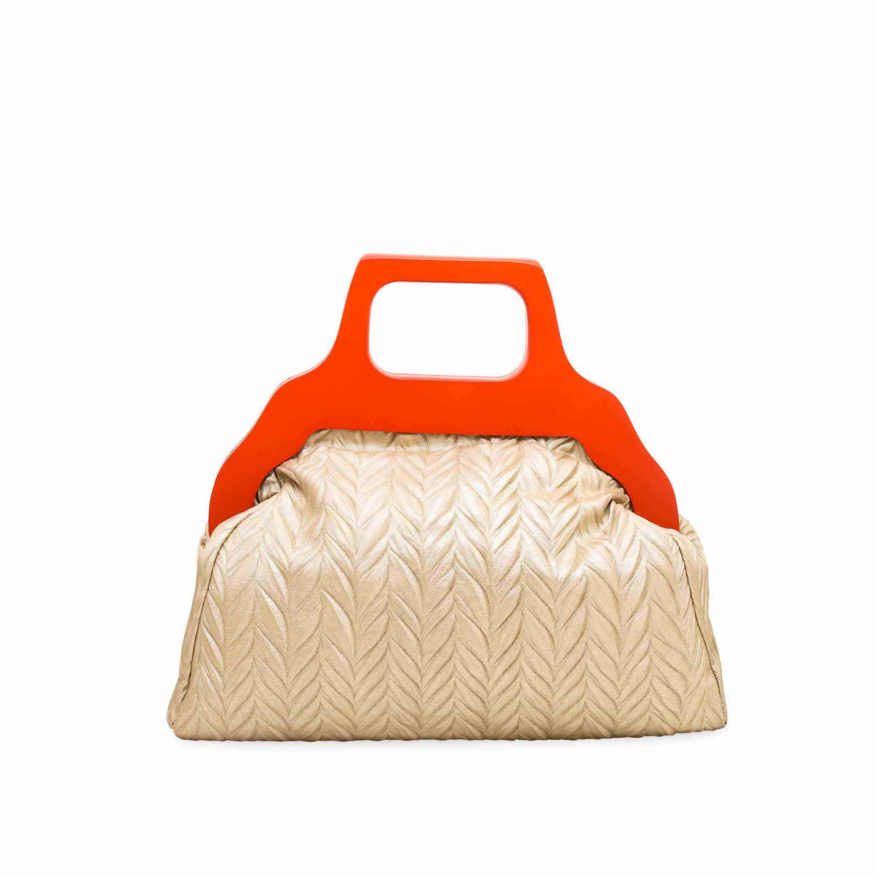 Golden Formal Hand Bag P36063 - Image 3