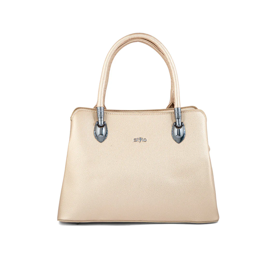 Golden Formal Hand Bag P36234