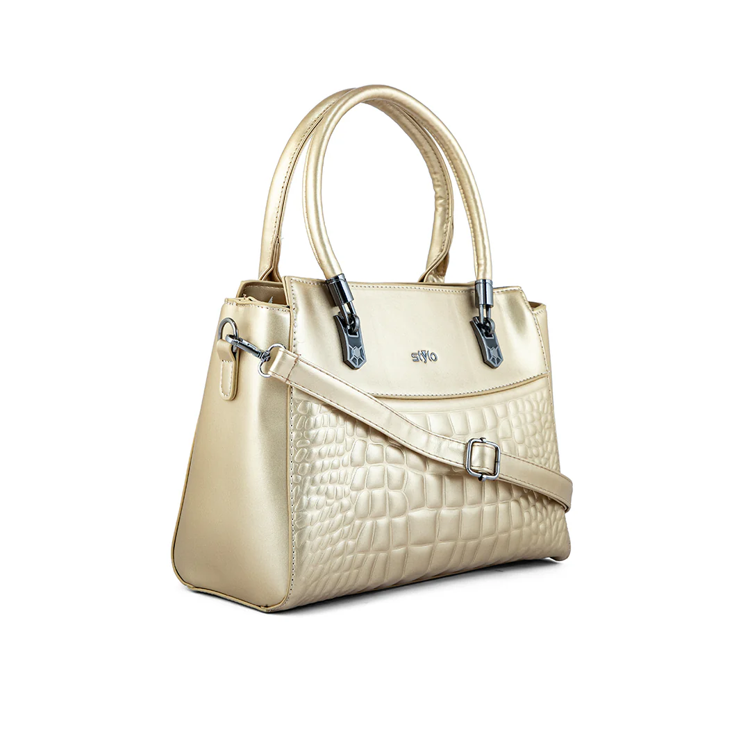 Golden Formal Hand Bag P36248 - Image 2