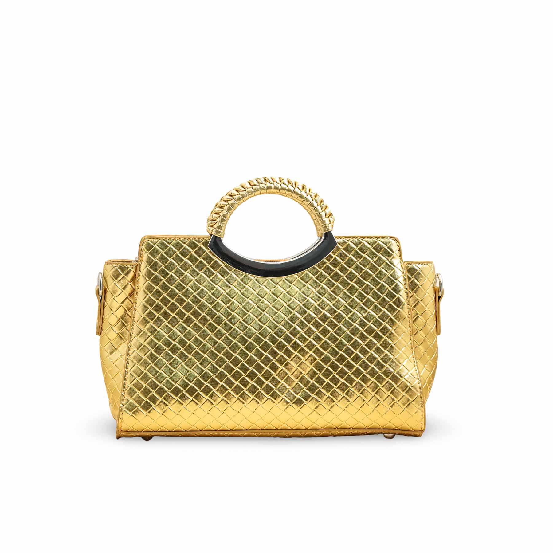 Golden Formal Hand Bag P36394 - Image 4