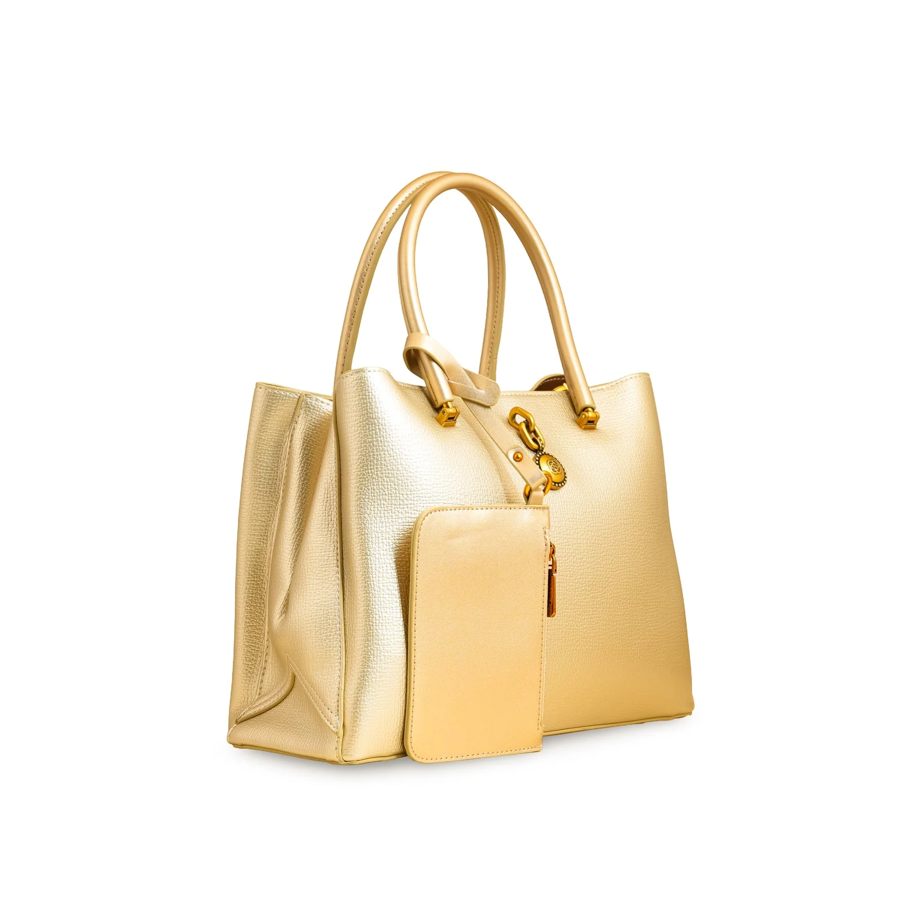 Golden Formal Hand Bag P36221 - Image 3