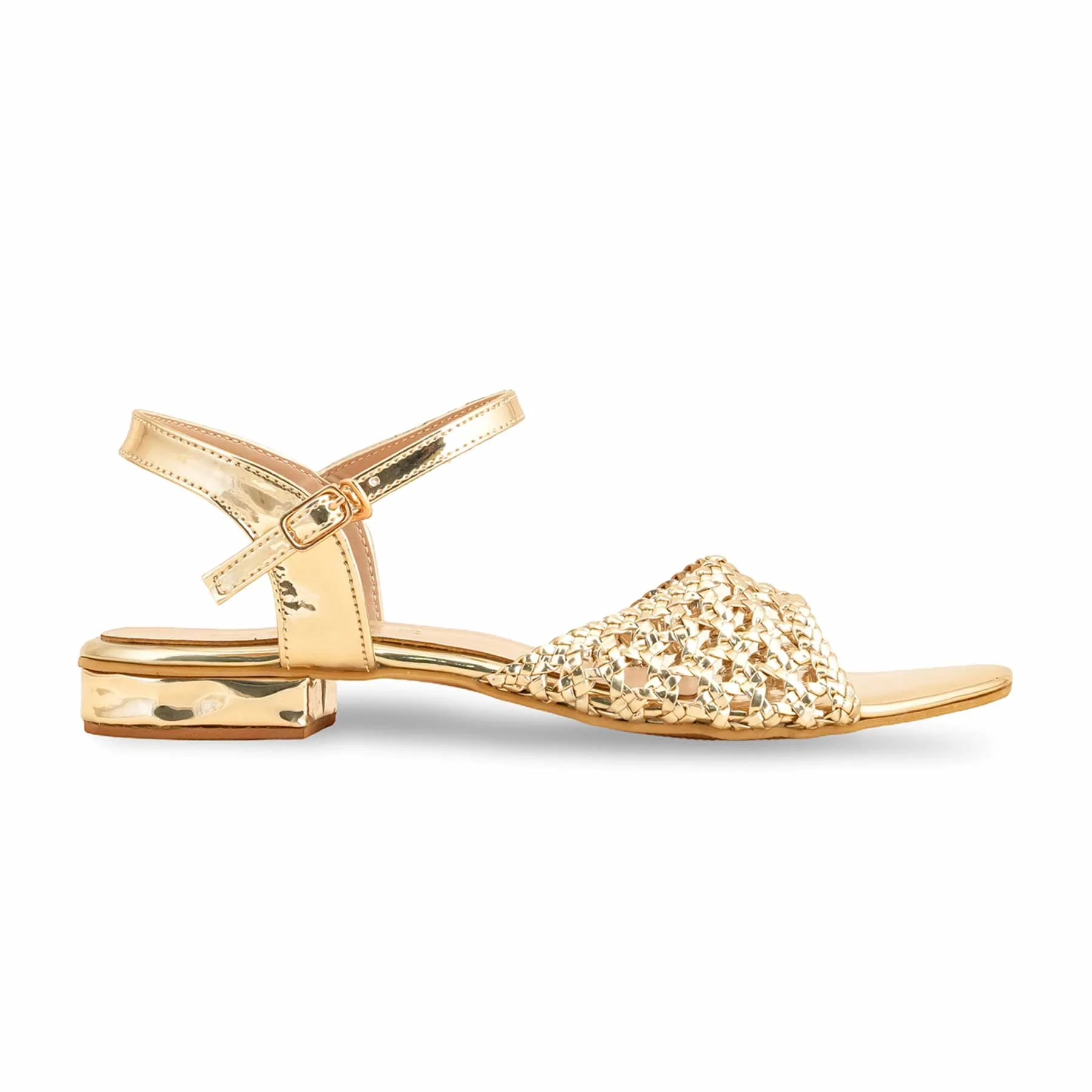 Golden Formal Sandal FR5365 - Image 2